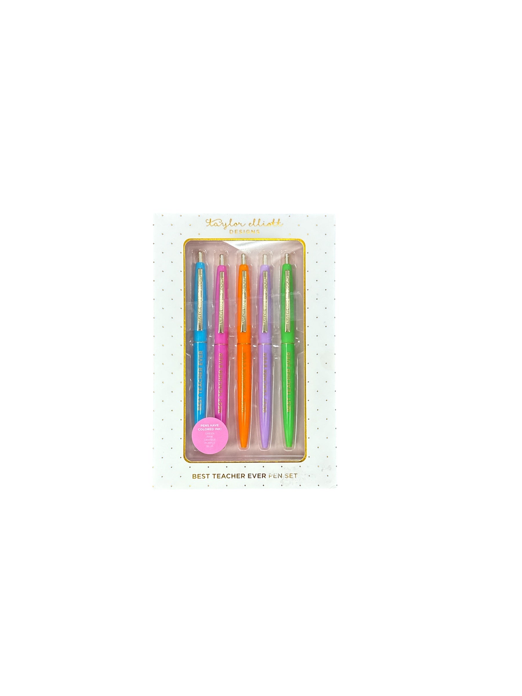 Best Teacher Ever Pen Set-510 General Gifts-Simply Stylish Boutique-Simply Stylish Boutique | Women’s & Kid’s Fashion | Paducah, KY