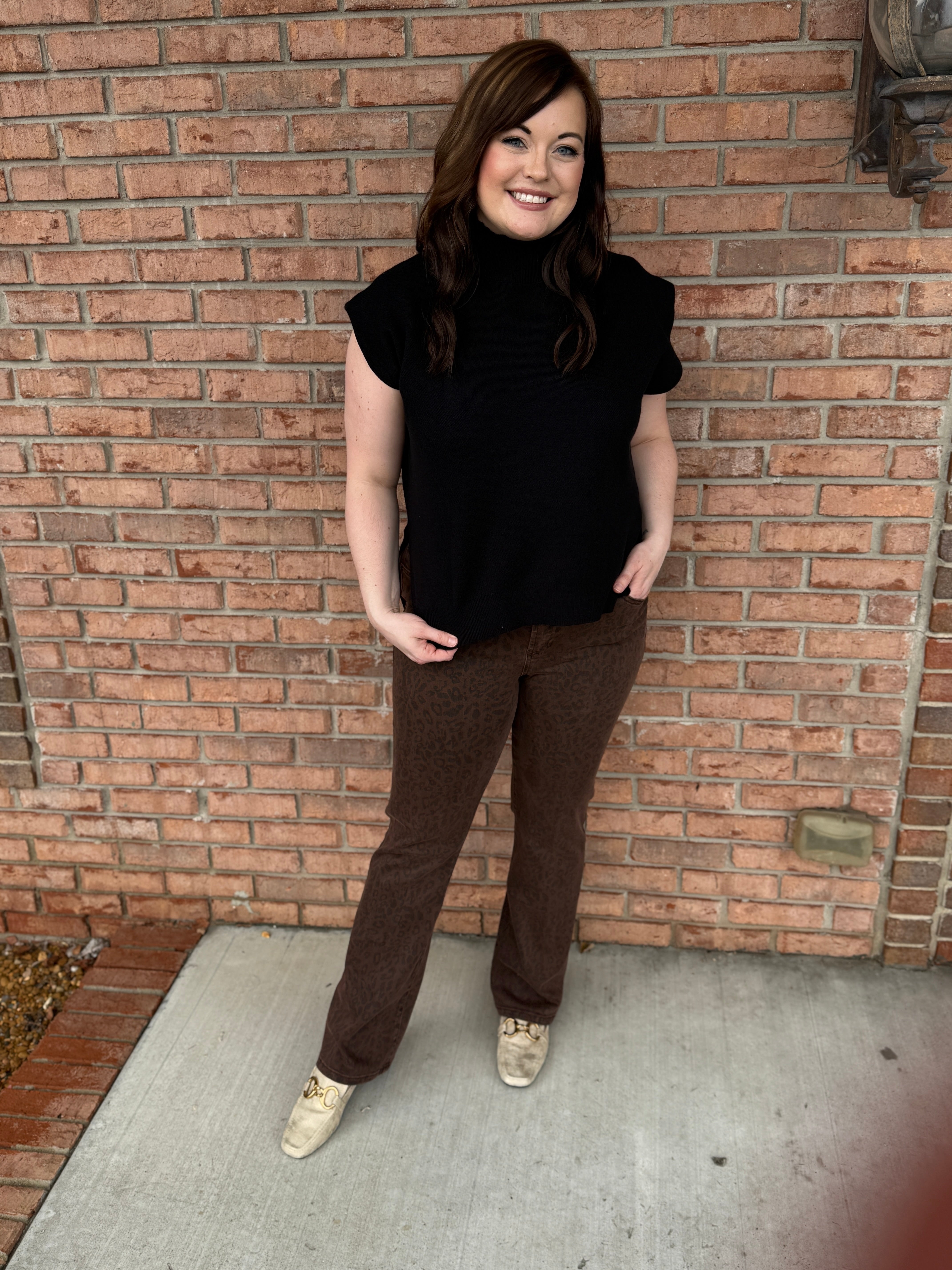 Jaxtyn Bootcut Jean - Brown Leopard-210 Denim-Simply Stylish Boutique-Simply Stylish Boutique | Women’s & Kid’s Fashion | Paducah, KY