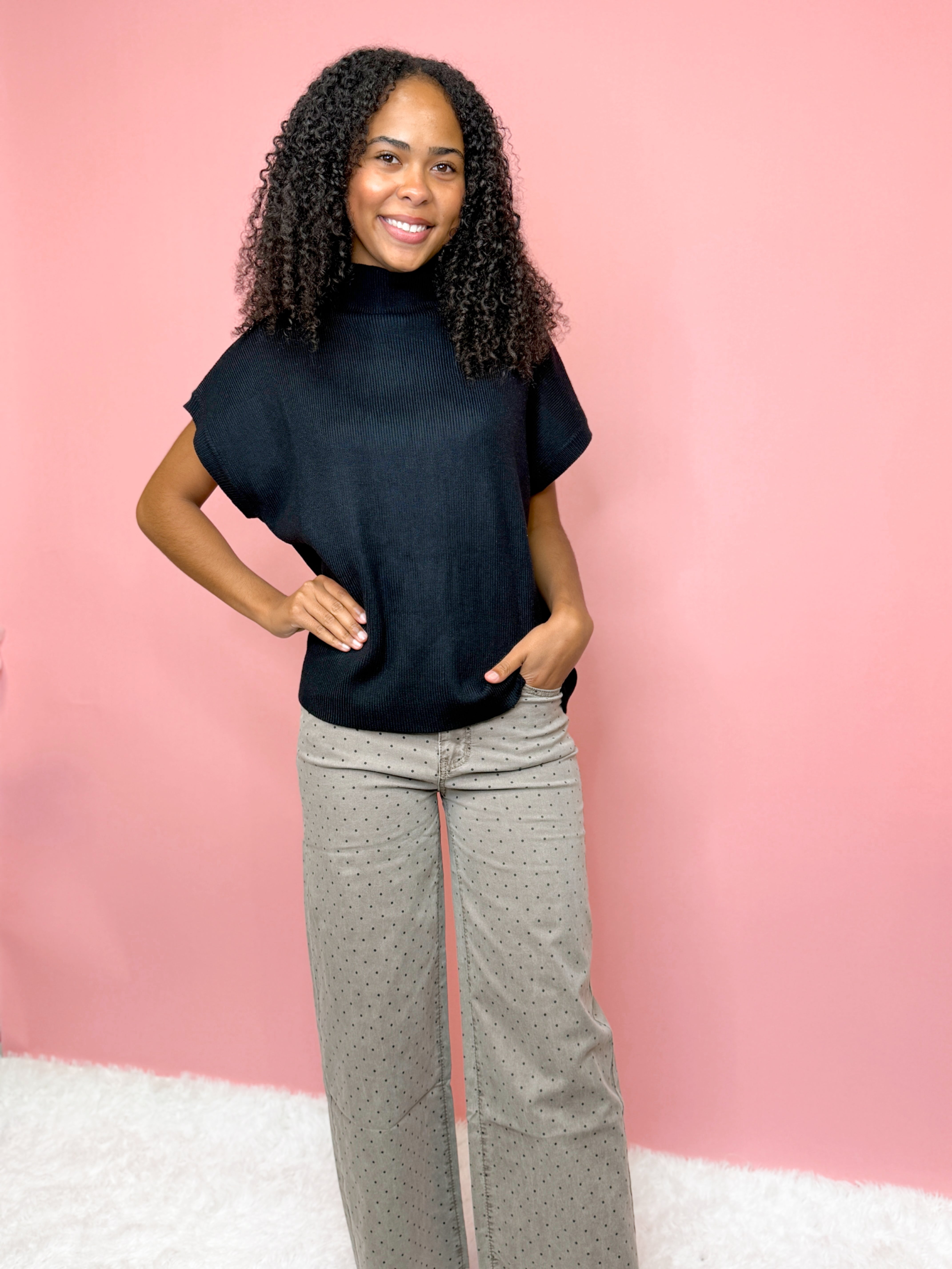 Mocha Dot Jeans-230 Pants-Simply Stylish Boutique-Simply Stylish Boutique | Women’s & Kid’s Fashion | Paducah, KY