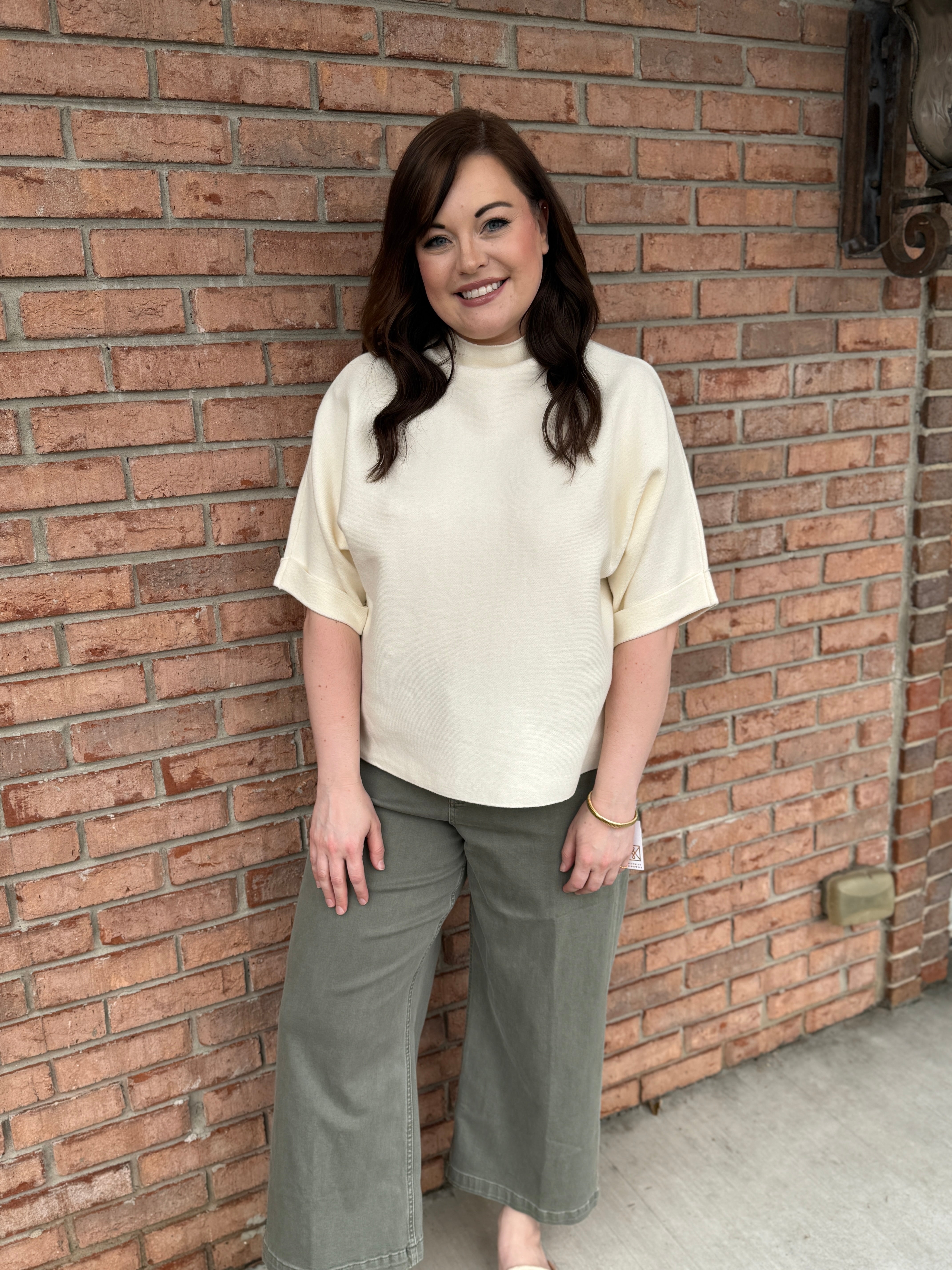 Luxe Layers Mock Neck-130 Dressy Tops & Blouses-Simply Stylish Boutique-Simply Stylish Boutique | Women’s & Kid’s Fashion | Paducah, KY