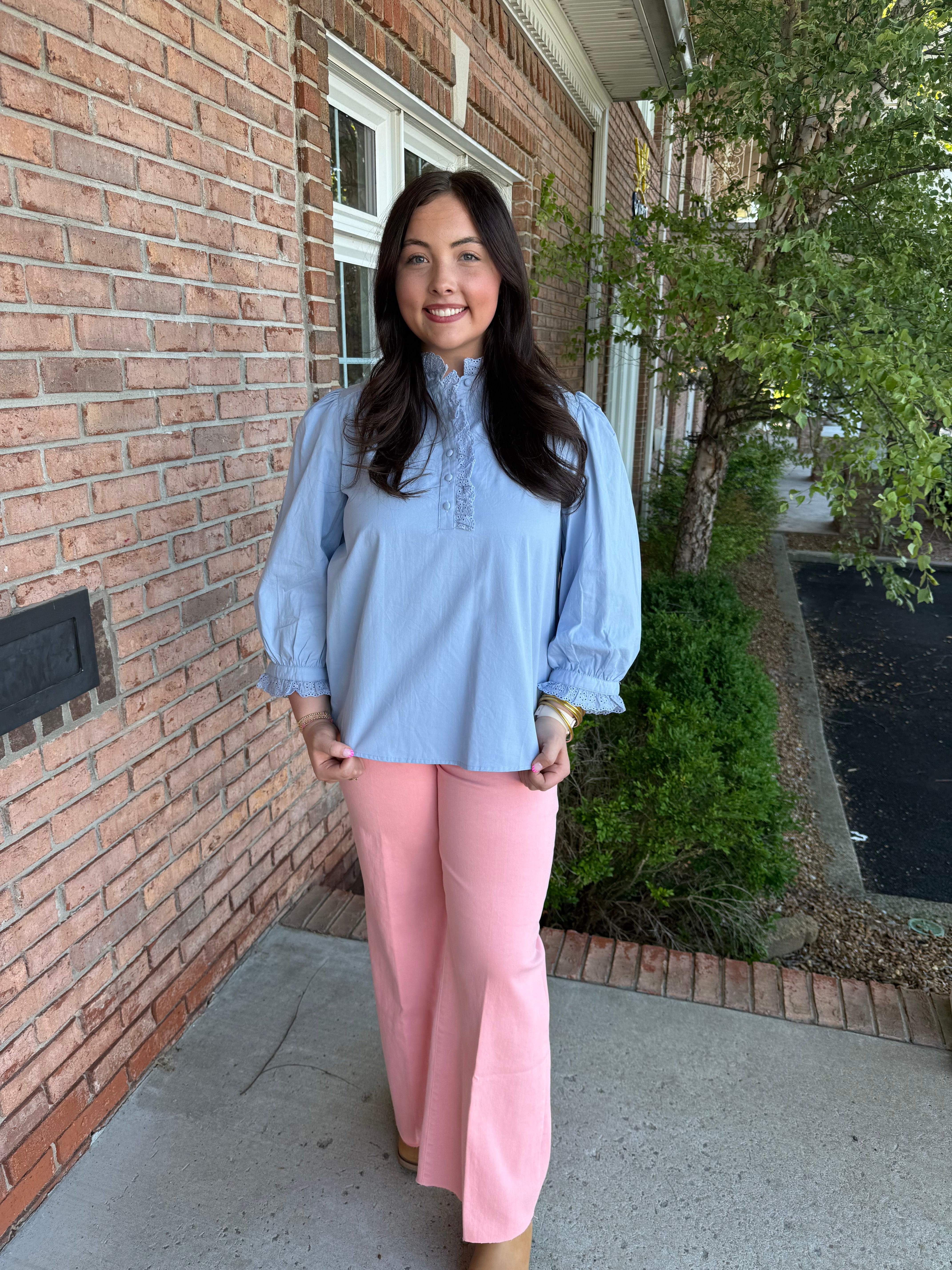 Sweet Eyelet Top