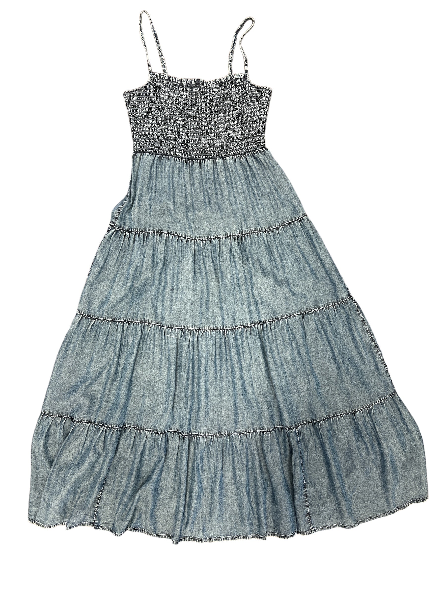 Balos Chambray Midi Dress-310 Dresses-Z Supply-Simply Stylish Boutique | Women’s & Kid’s Fashion | Paducah, KY