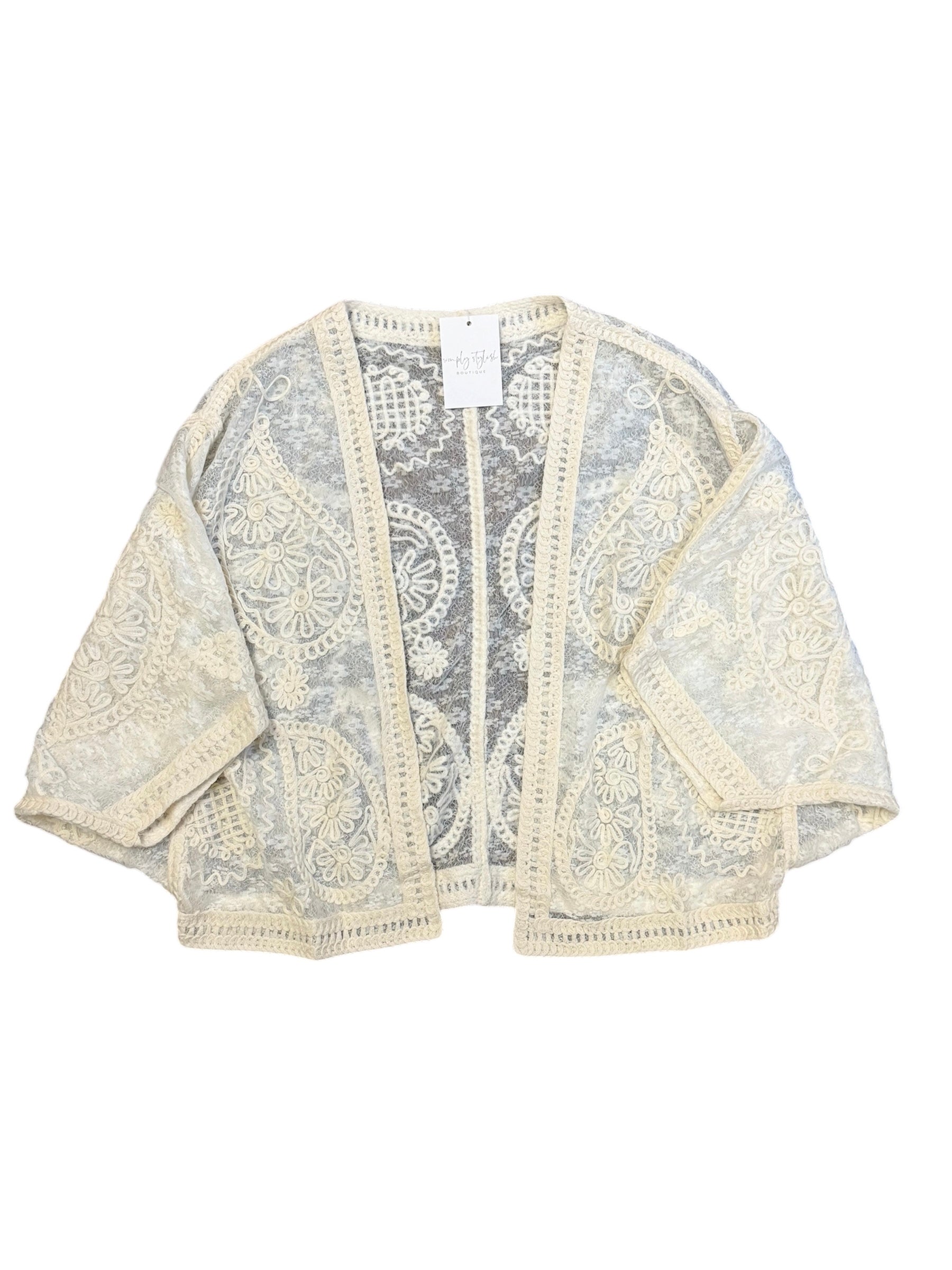 In the Meadow Crochet Cardigan-140 Sweaters, Cardigans & Sweatshirts-Simply Stylish Boutique-Simply Stylish Boutique | Women’s & Kid’s Fashion | Paducah, KY