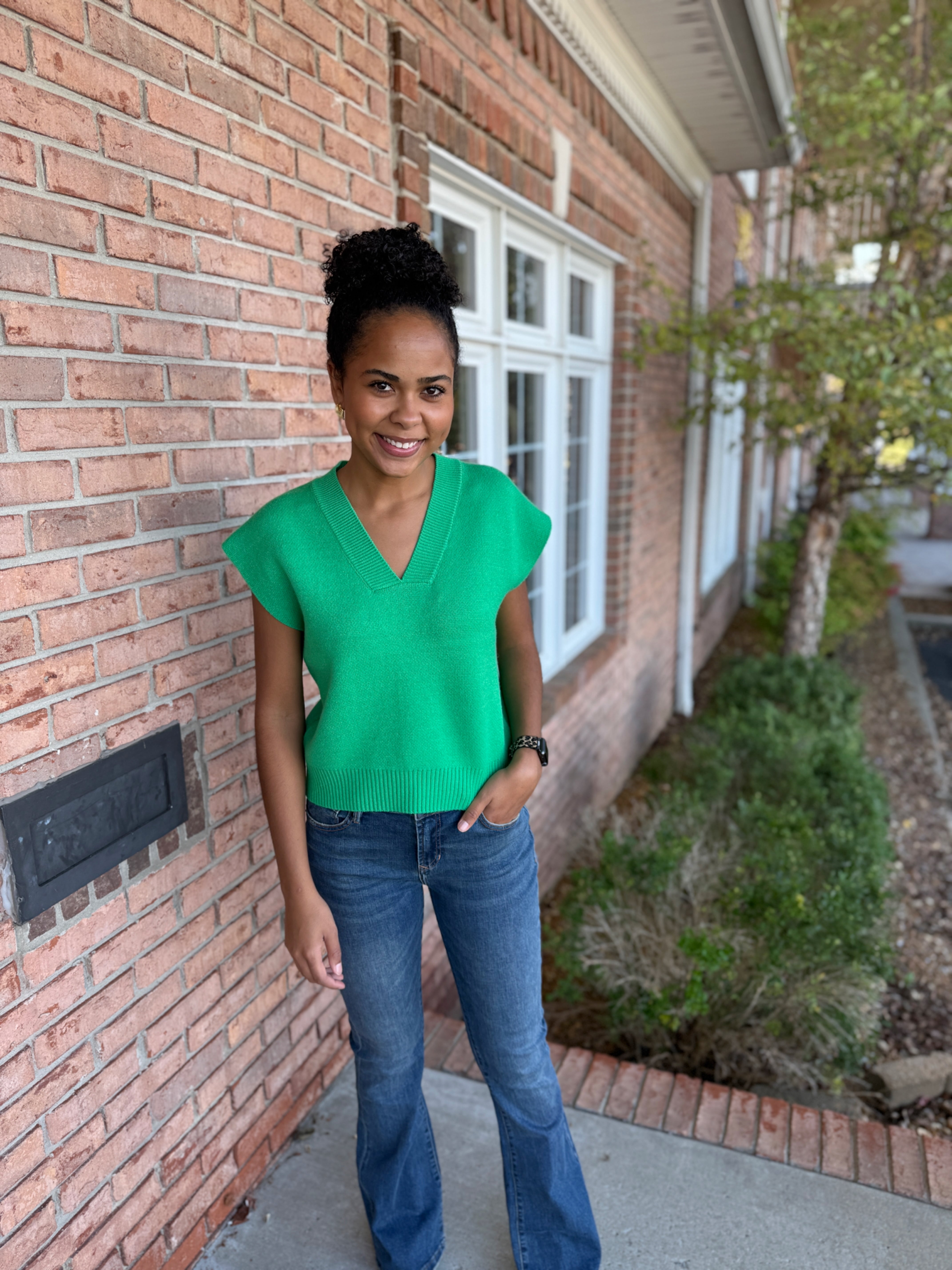 Emma Sweater Vest-140 Sweaters, Cardigans & Sweatshirts-Simply Stylish Boutique-Simply Stylish Boutique | Women’s & Kid’s Fashion | Paducah, KY