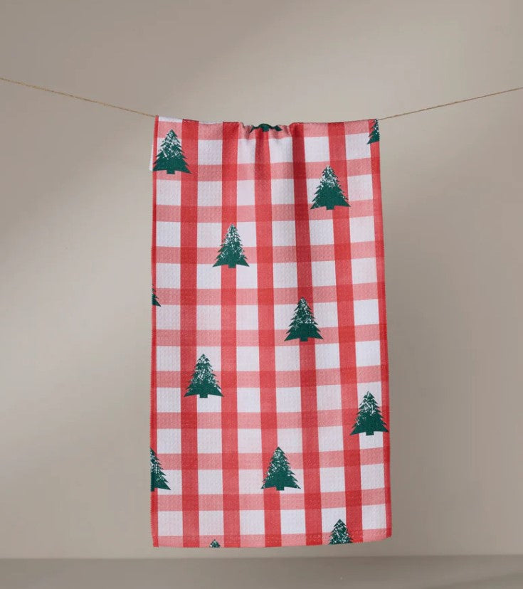 Christmas Pines Bar Towel-510 General Gifts-Simply Stylish Boutique-Simply Stylish Boutique | Women’s & Kid’s Fashion | Paducah, KY