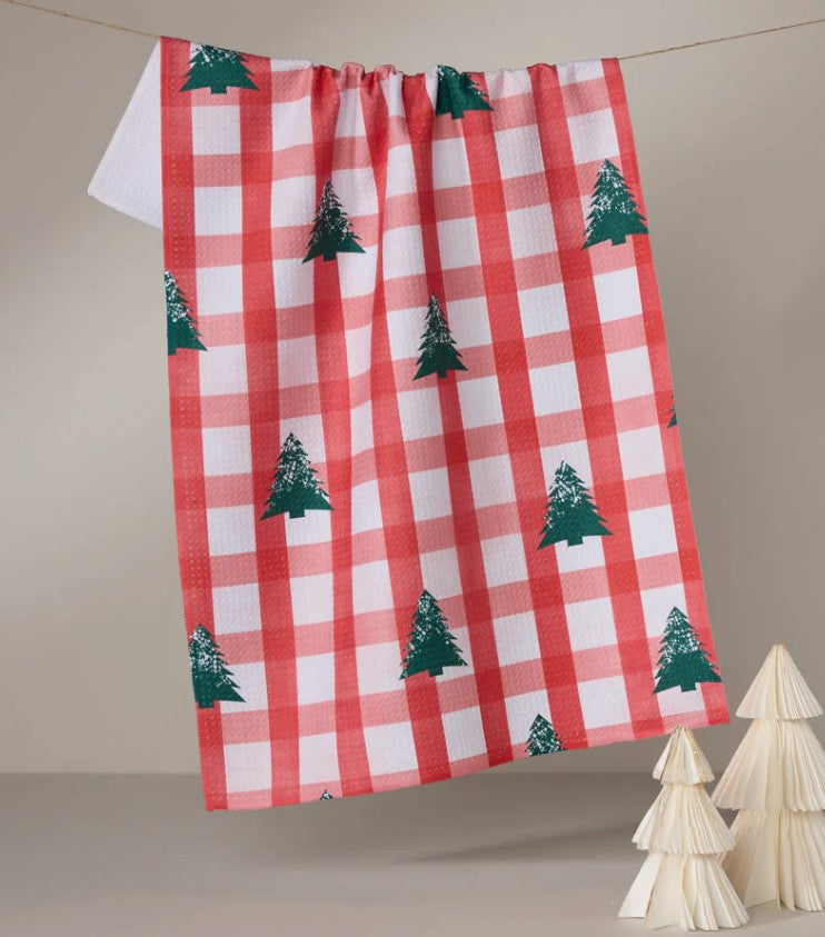 Christmas Pines Tea Towel-510 General Gifts-Simply Stylish Boutique-Simply Stylish Boutique | Women’s & Kid’s Fashion | Paducah, KY
