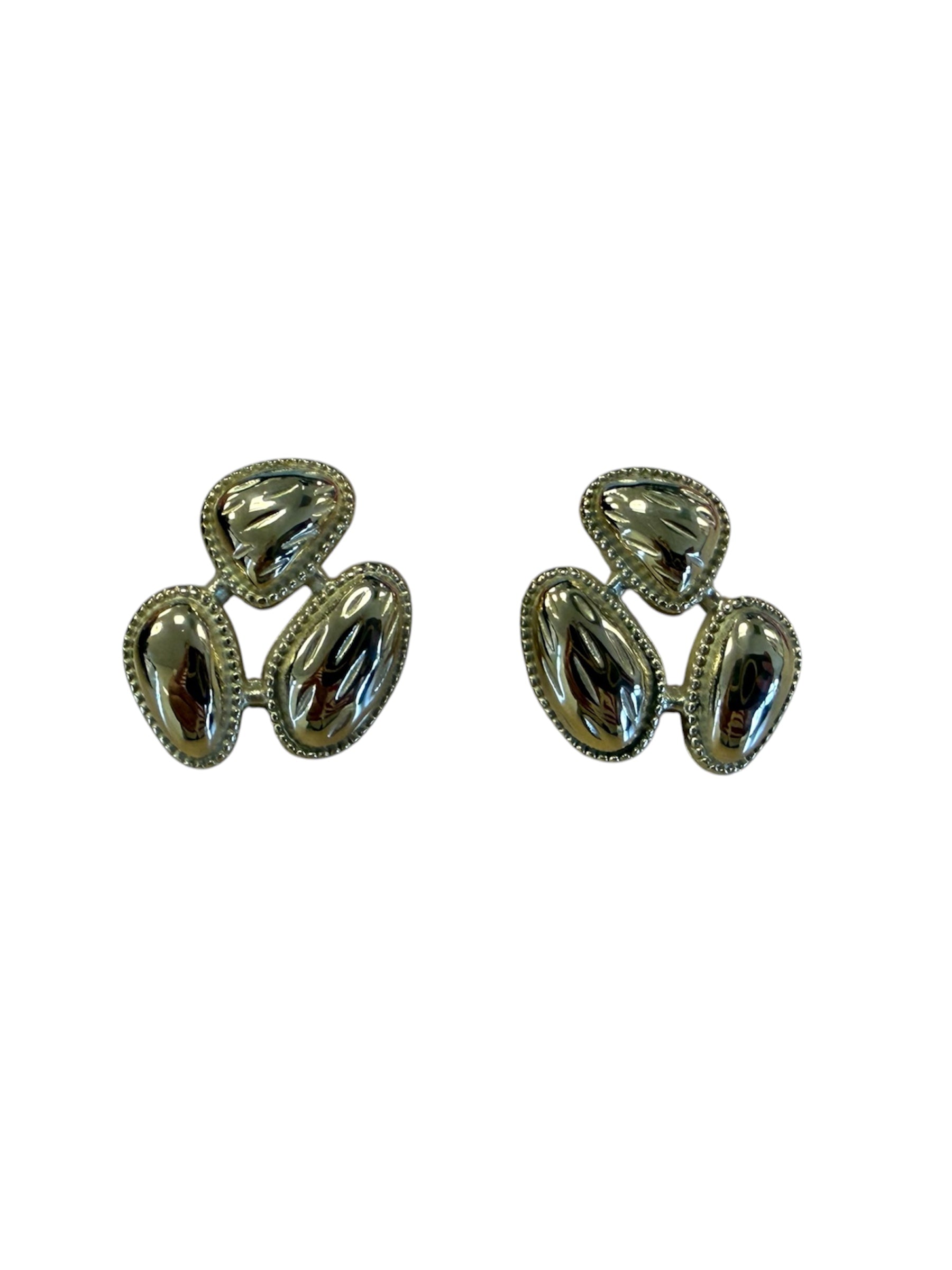 Golden Trio Earring-410 Jewelry-Simply Stylish Boutique-Simply Stylish Boutique | Women’s & Kid’s Fashion | Paducah, KY