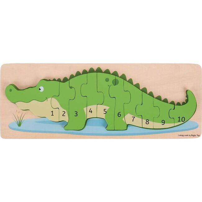 Crocodile Number Puzzle-520 Baby & Kids Gifts-big jig-Simply Stylish Boutique | Women’s & Kid’s Fashion | Paducah, KY