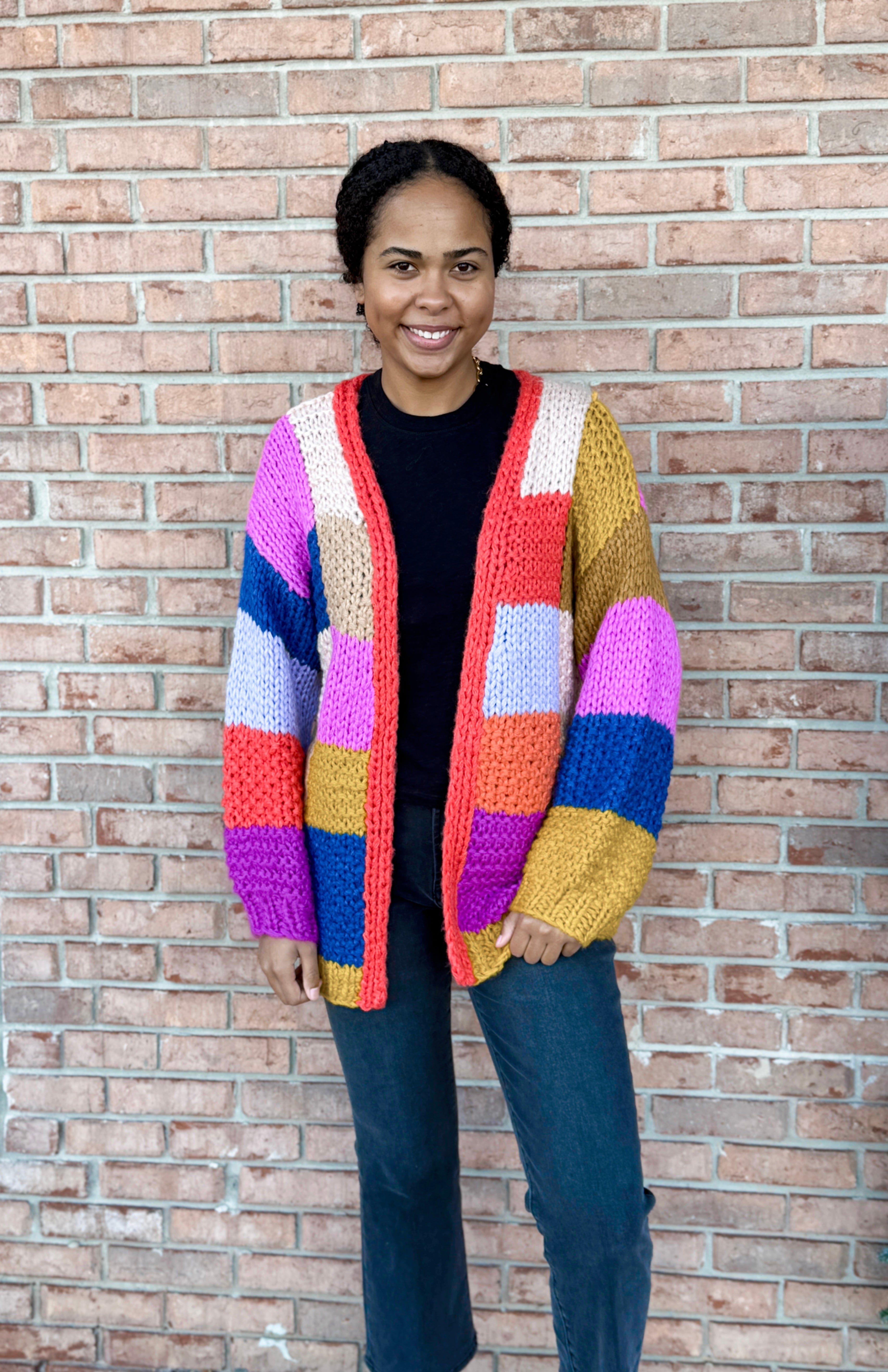 Electric Feels Cardigan-140 Sweaters, Cardigans & Sweatshirts-Simply Stylish boutique-Simply Stylish Boutique | Women’s & Kid’s Fashion | Paducah, KY