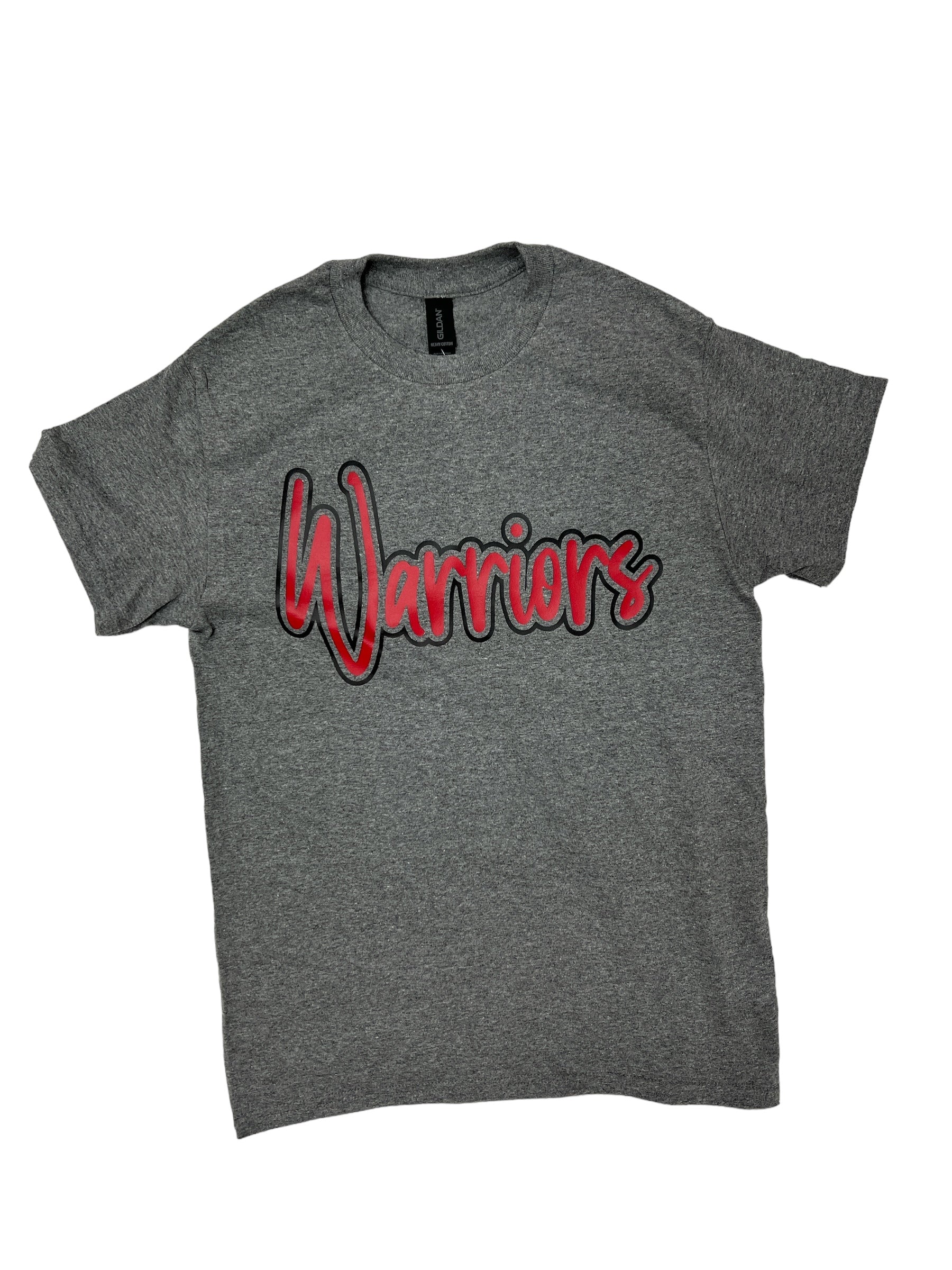 Warriors Gray Tee-110 Graphic Tee-Simply Stylish Boutique-Simply Stylish Boutique | Women’s & Kid’s Fashion | Paducah, KY