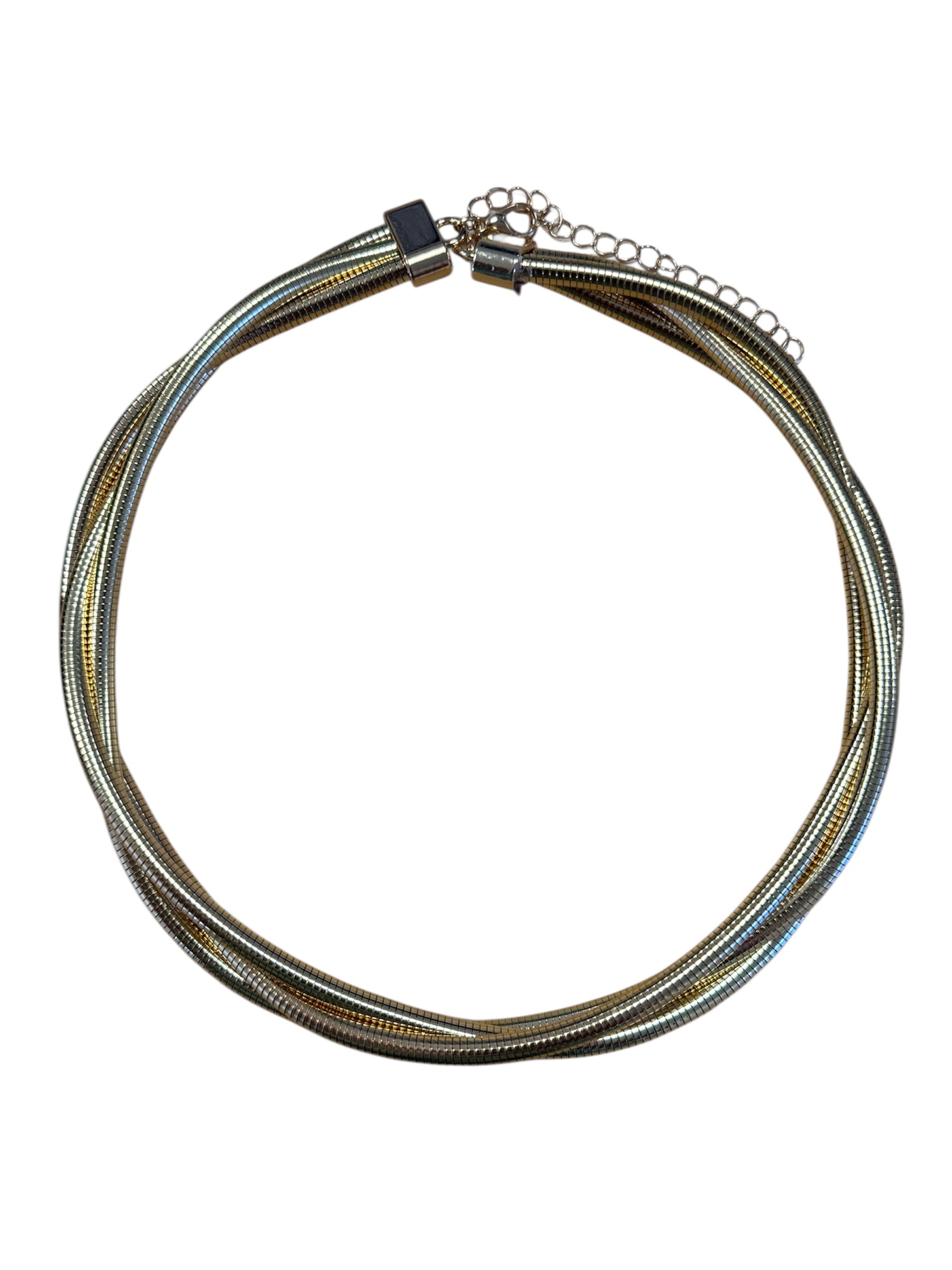 Intertwined Omega Chain Necklace-410 Jewelry-Simply Stylish Boutique-Simply Stylish Boutique | Women’s & Kid’s Fashion | Paducah, KY