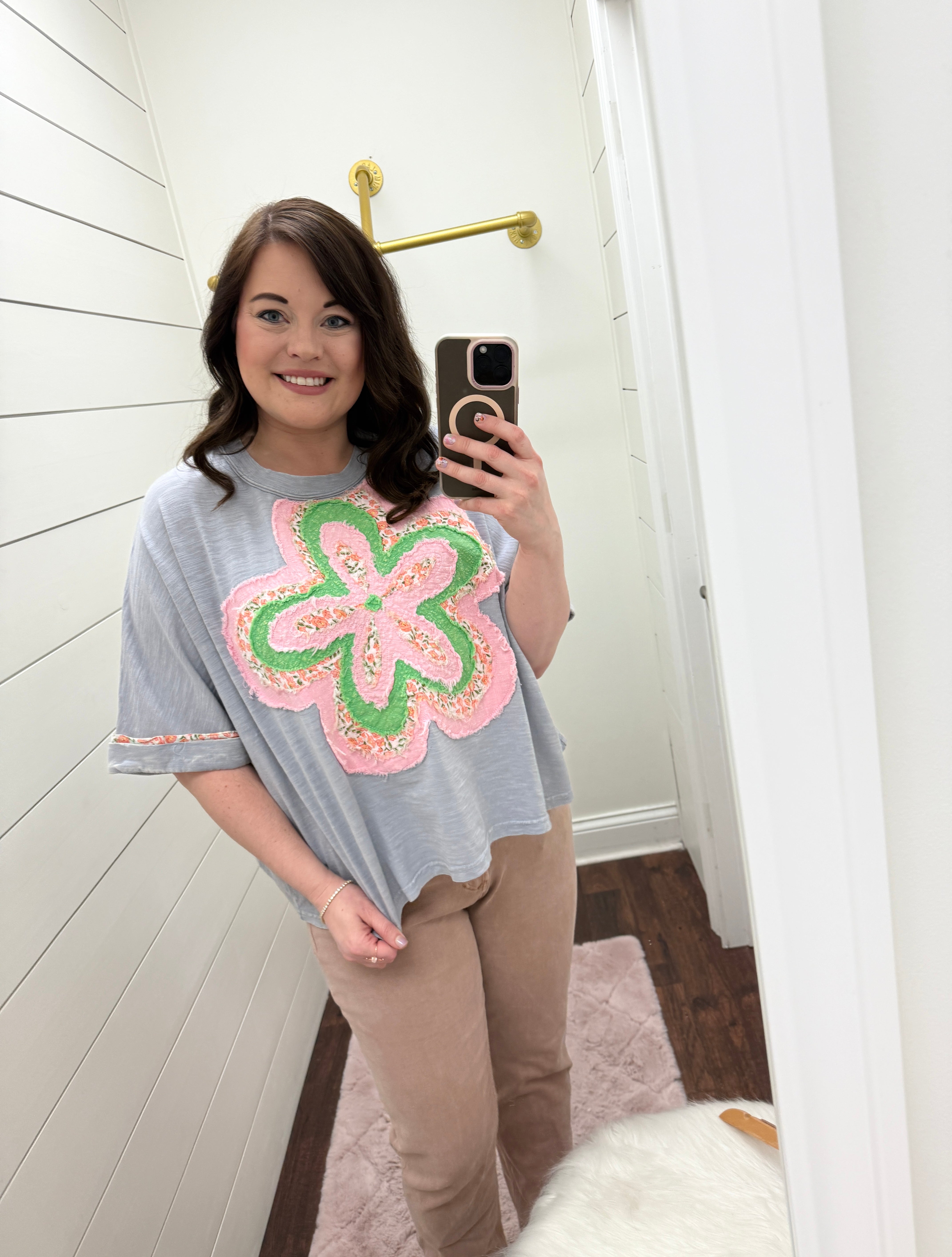 Flower Patch Top-510 General Gifts-Simply Stylish Boutique-Simply Stylish Boutique | Women’s & Kid’s Fashion | Paducah, KY