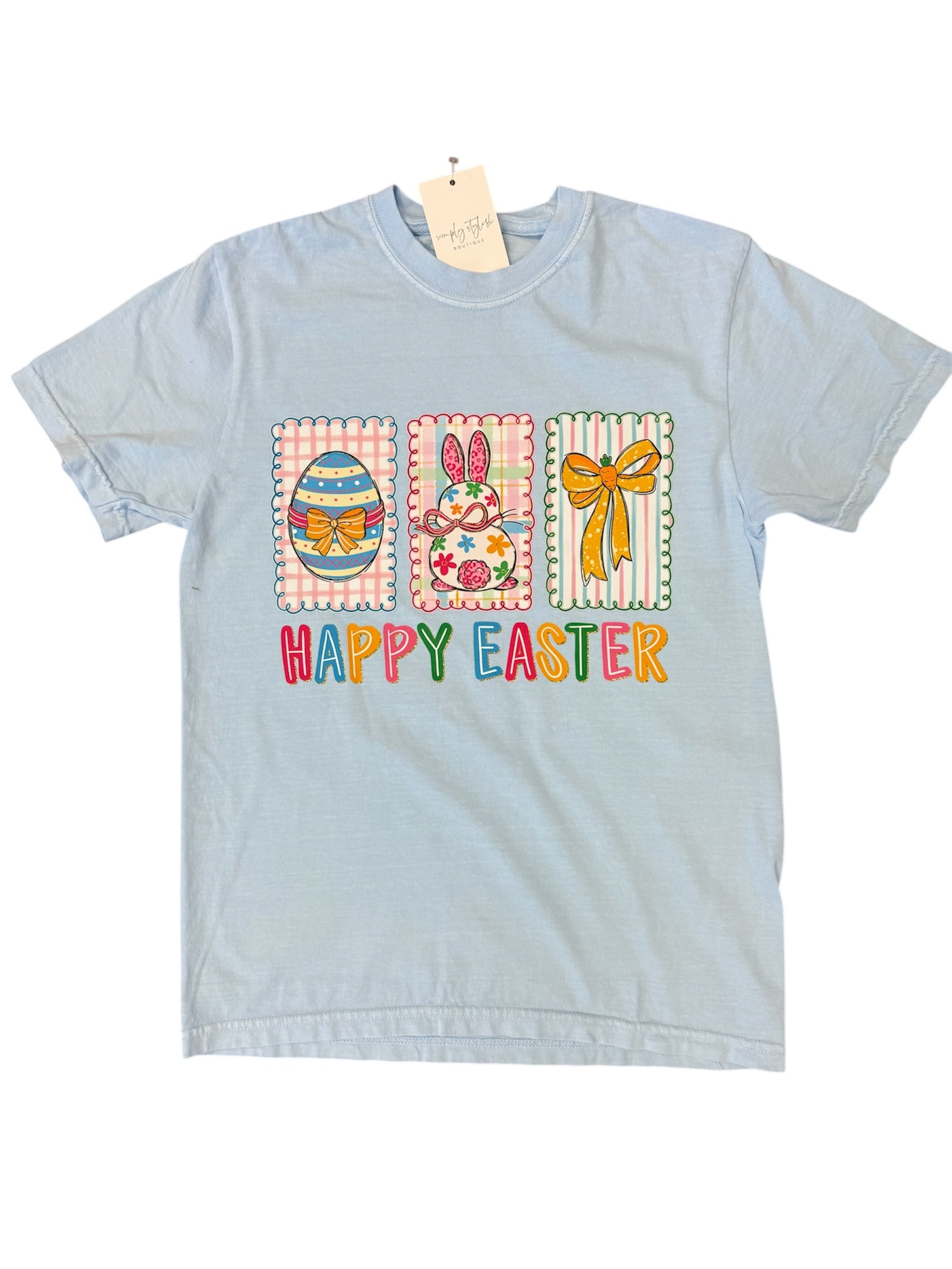 Happy Easter Tee-110 Graphic Tee-Simply Stylish Boutique-Simply Stylish Boutique | Women’s & Kid’s Fashion | Paducah, KY