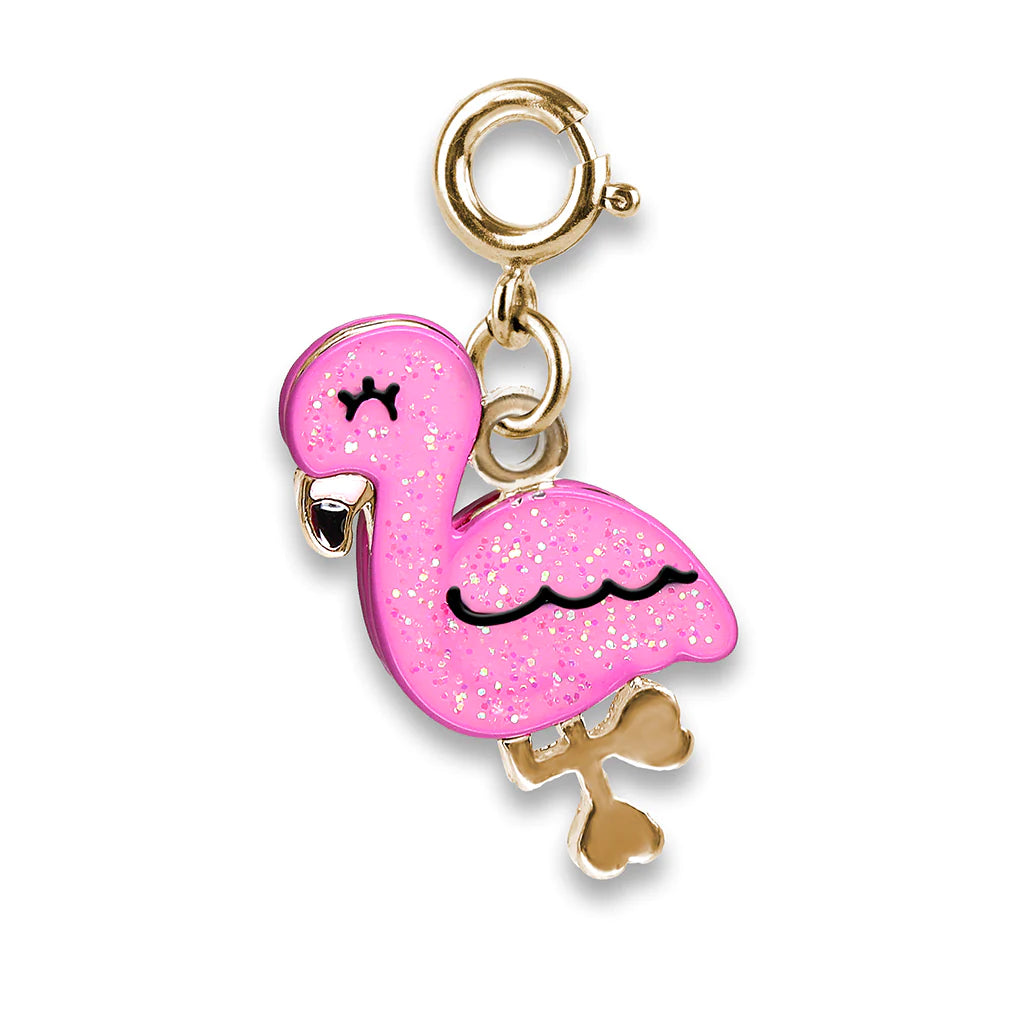 Glitter Flamingo Charm-520 Baby & Kids Gifts-Simply Stylish Boutique-Simply Stylish Boutique | Women’s & Kid’s Fashion | Paducah, KY