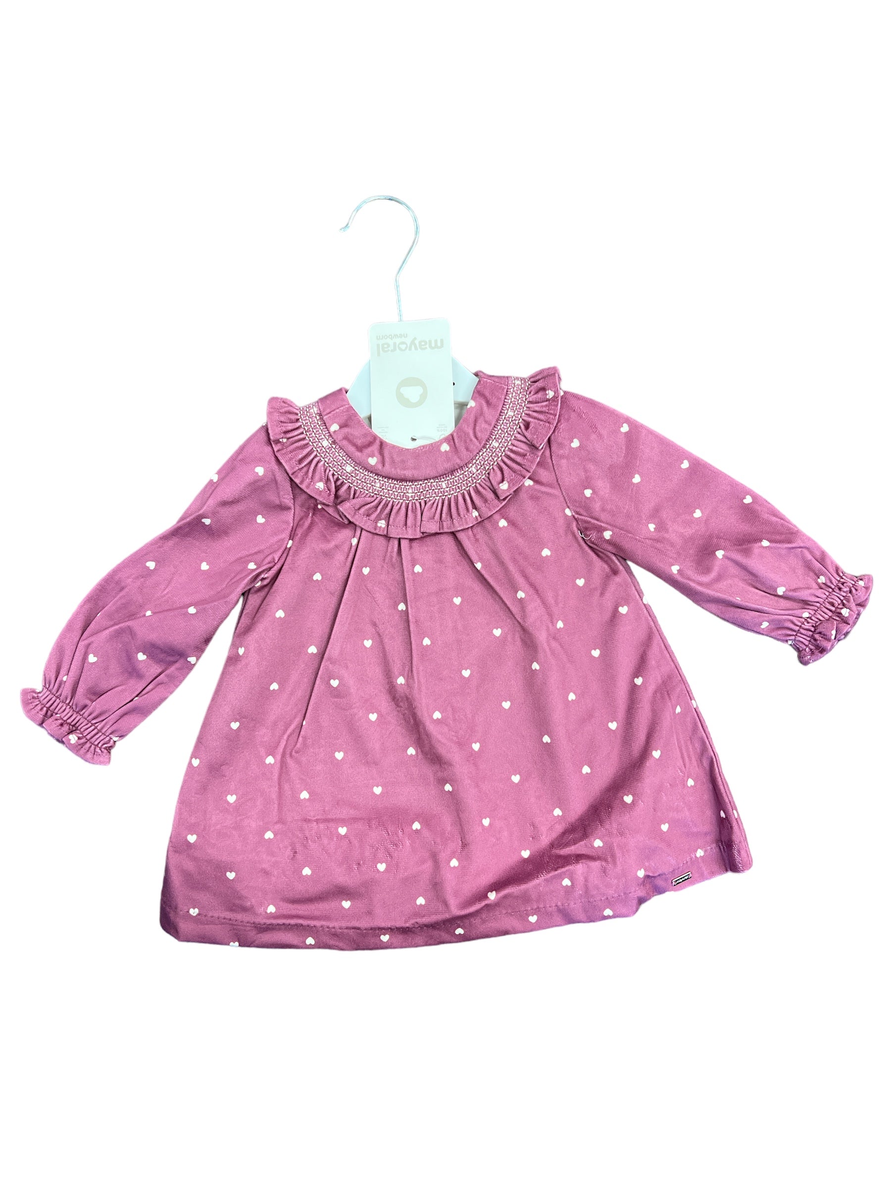Purple Hearts Velvet Dress-520 Baby & Kids Gifts-Simply Stylish Boutique-Simply Stylish Boutique | Women’s & Kid’s Fashion | Paducah, KY
