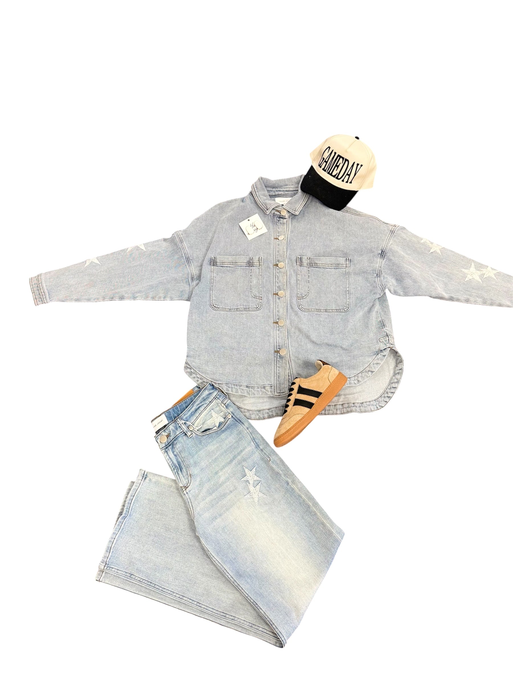 Gina Jacket - Starboard-150 Jackets, Blazers, & Outerwear-Simply Stylish boutique-Simply Stylish Boutique | Women’s & Kid’s Fashion | Paducah, KY