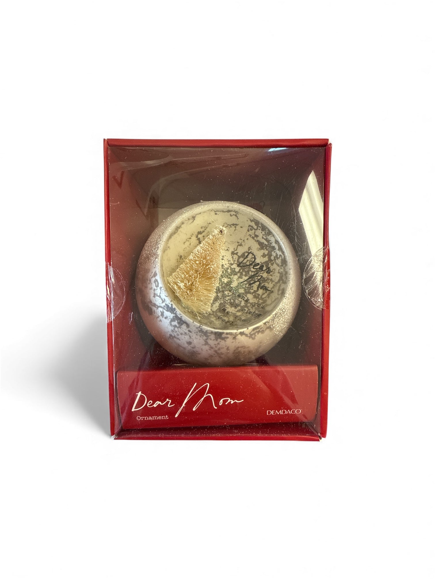 Dear You Cloche Ornament - Mom-540 Holiday/Seasonal-Simply Stylish Boutique-Simply Stylish Boutique | Women’s & Kid’s Fashion | Paducah, KY