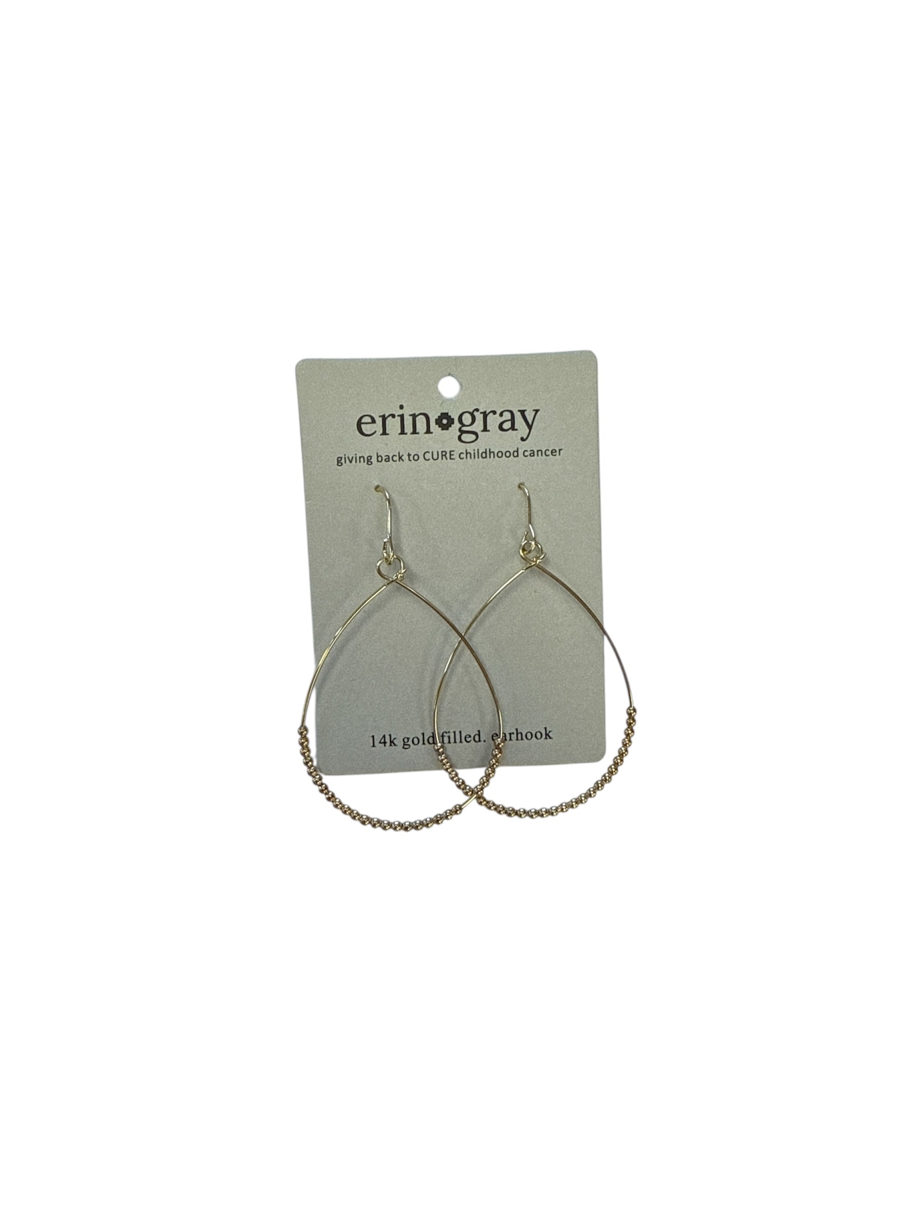 Teardrop Beaded Hoop-410 Jewelry-Simply Stylish Boutique-Simply Stylish Boutique | Women’s & Kid’s Fashion | Paducah, KY