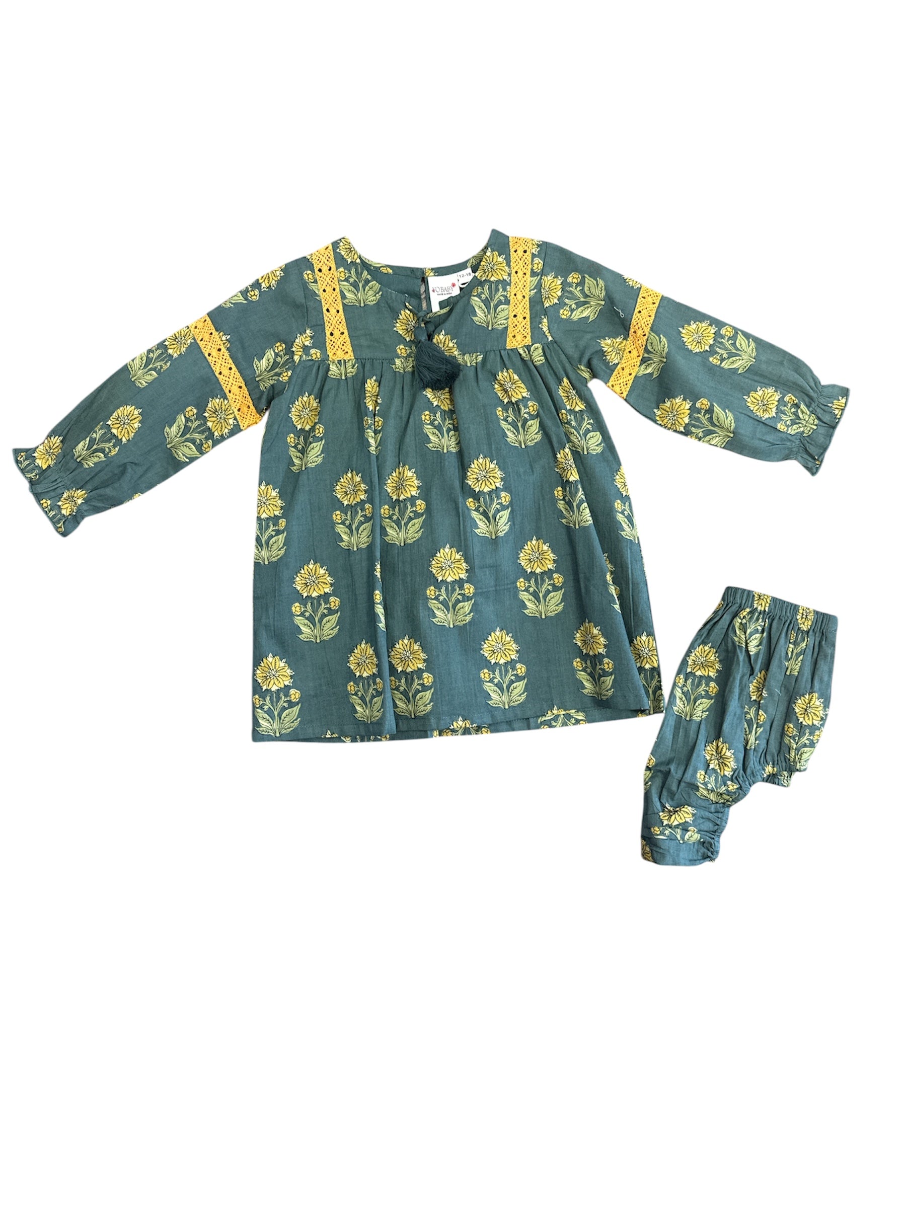 Willow Tassel Dress & Bloomer Set-520 Baby & Kids Gifts-Simply Stylish Boutique-Simply Stylish Boutique | Women’s & Kid’s Fashion | Paducah, KY