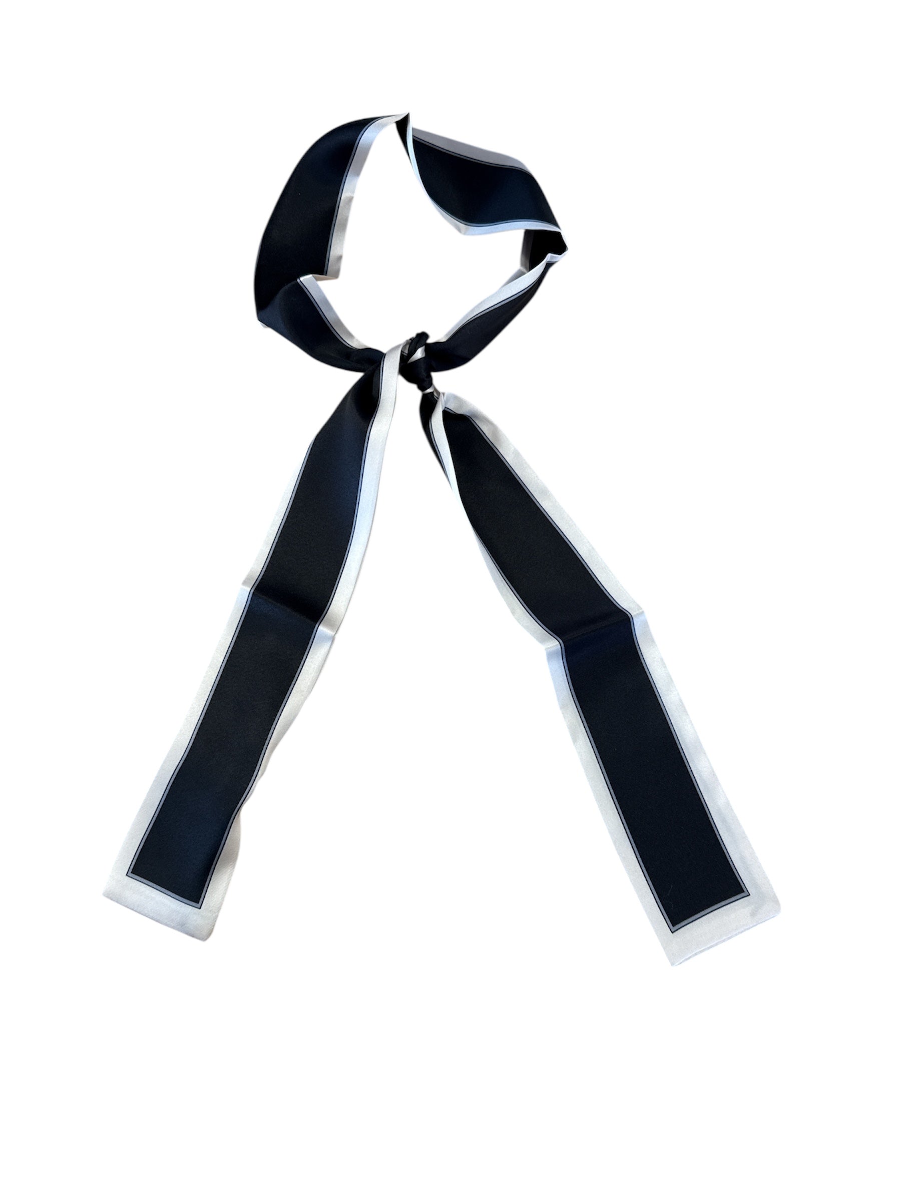 Line Border Twilly Scarf-430 Hats & Hair-Simply Stylish Boutique-Simply Stylish Boutique | Women’s & Kid’s Fashion | Paducah, KY