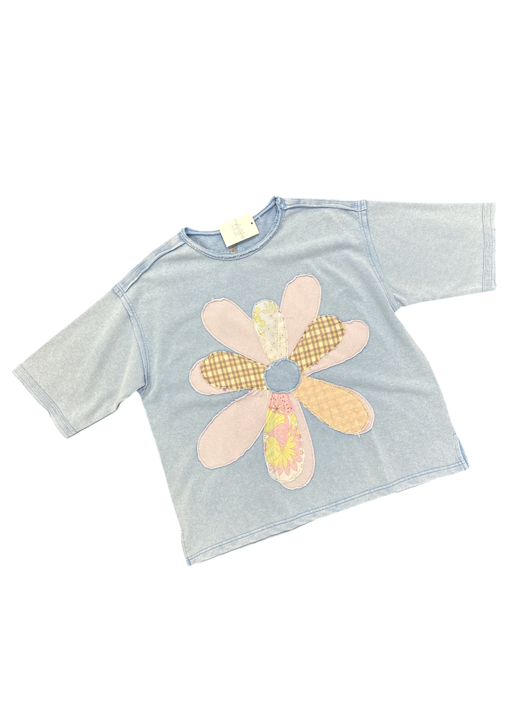 Flower Patch Tunic-120 Casual Tops & Tees-Simply Stylish Boutique-Simply Stylish Boutique | Women’s & Kid’s Fashion | Paducah, KY