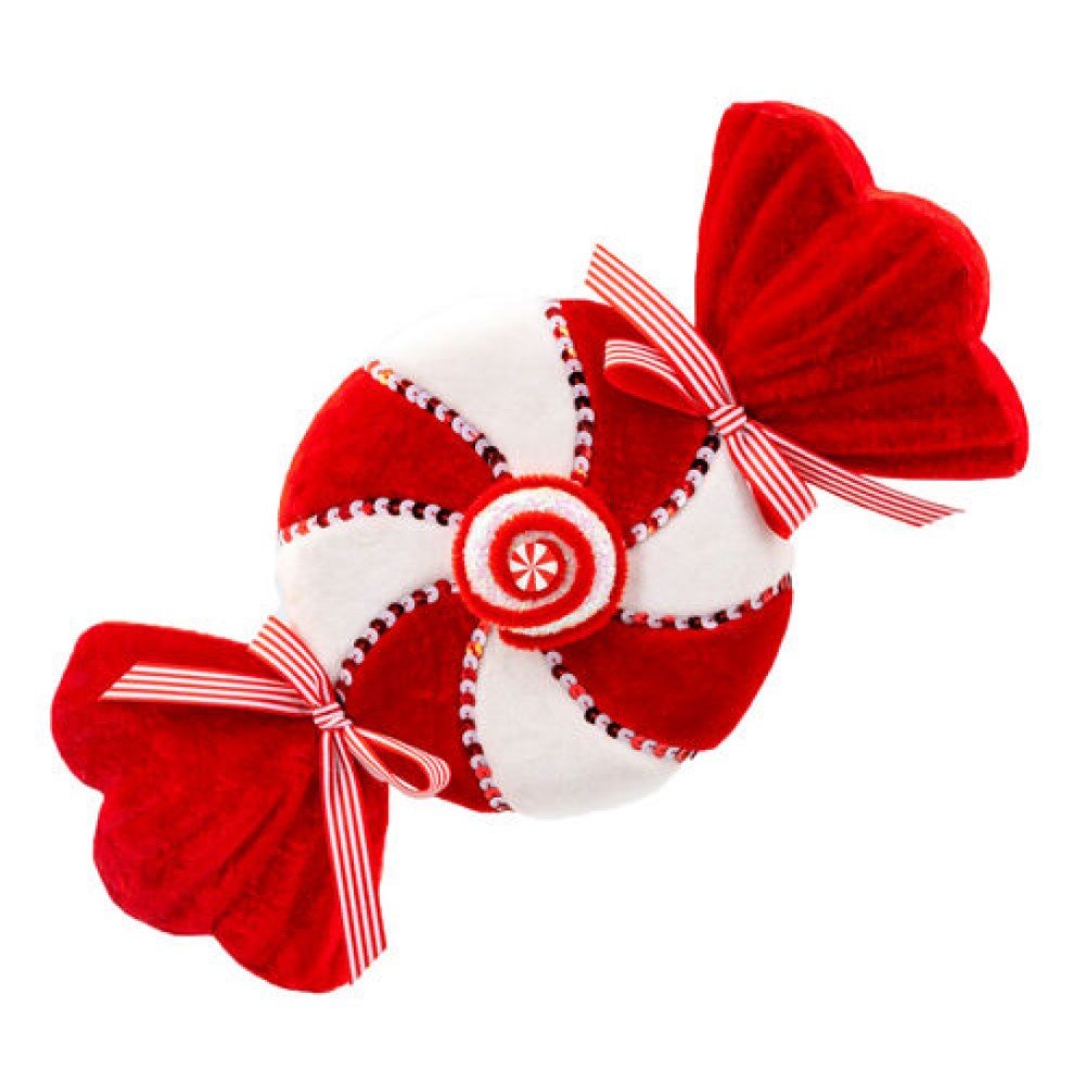 Fabric Peppermint Candy Ornament-540 Holiday/Seasonal-regency international-Simply Stylish Boutique | Women’s & Kid’s Fashion | Paducah, KY