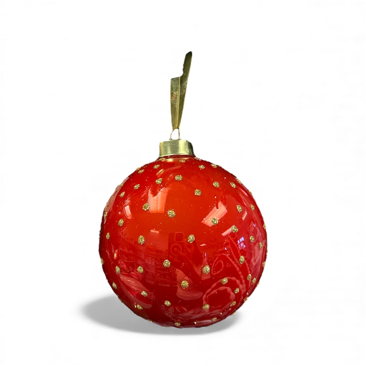 4" Dimpled Glass Ball Ornament-540 Holiday/Seasonal-Simply Stylish Boutique-Simply Stylish Boutique | Women’s & Kid’s Fashion | Paducah, KY