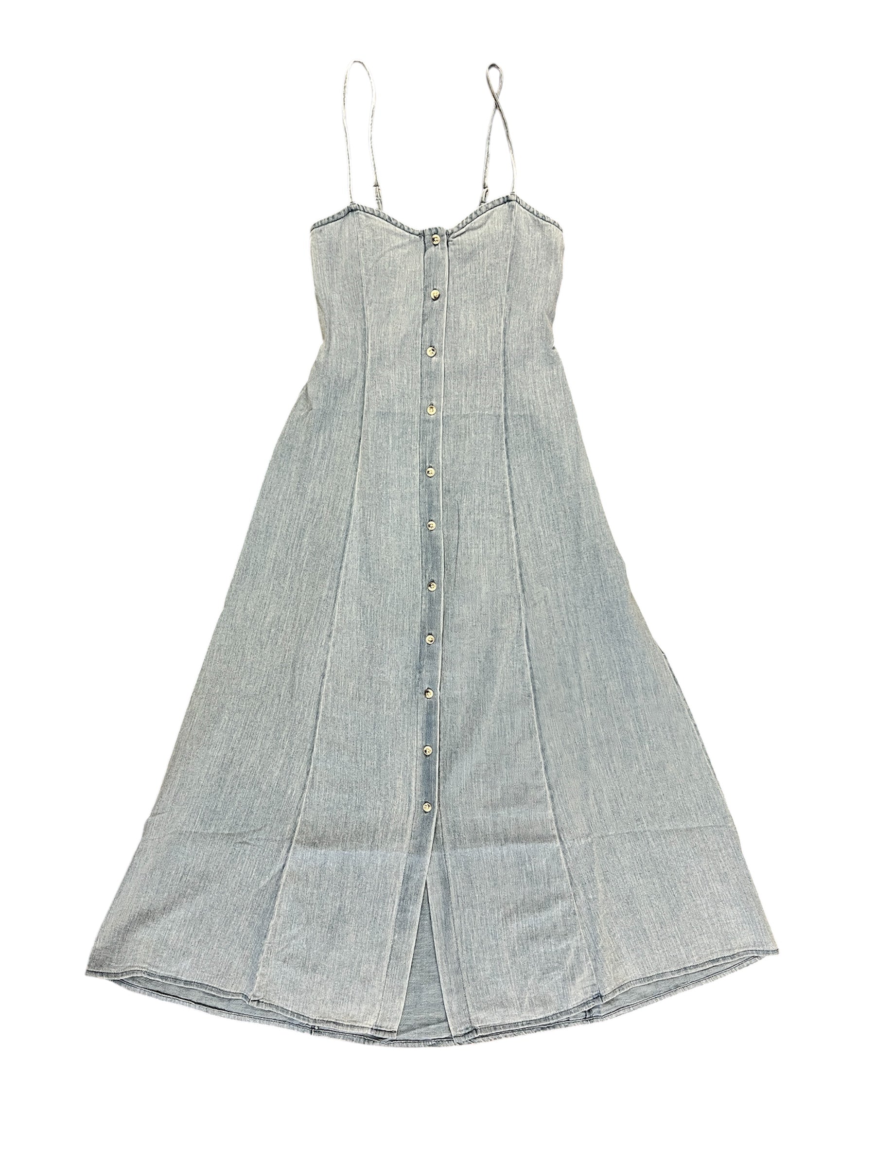 Angel Eyes Twill Midi Dress-310 Dresses-Simply Stylish Boutique-Simply Stylish Boutique | Women’s & Kid’s Fashion | Paducah, KY