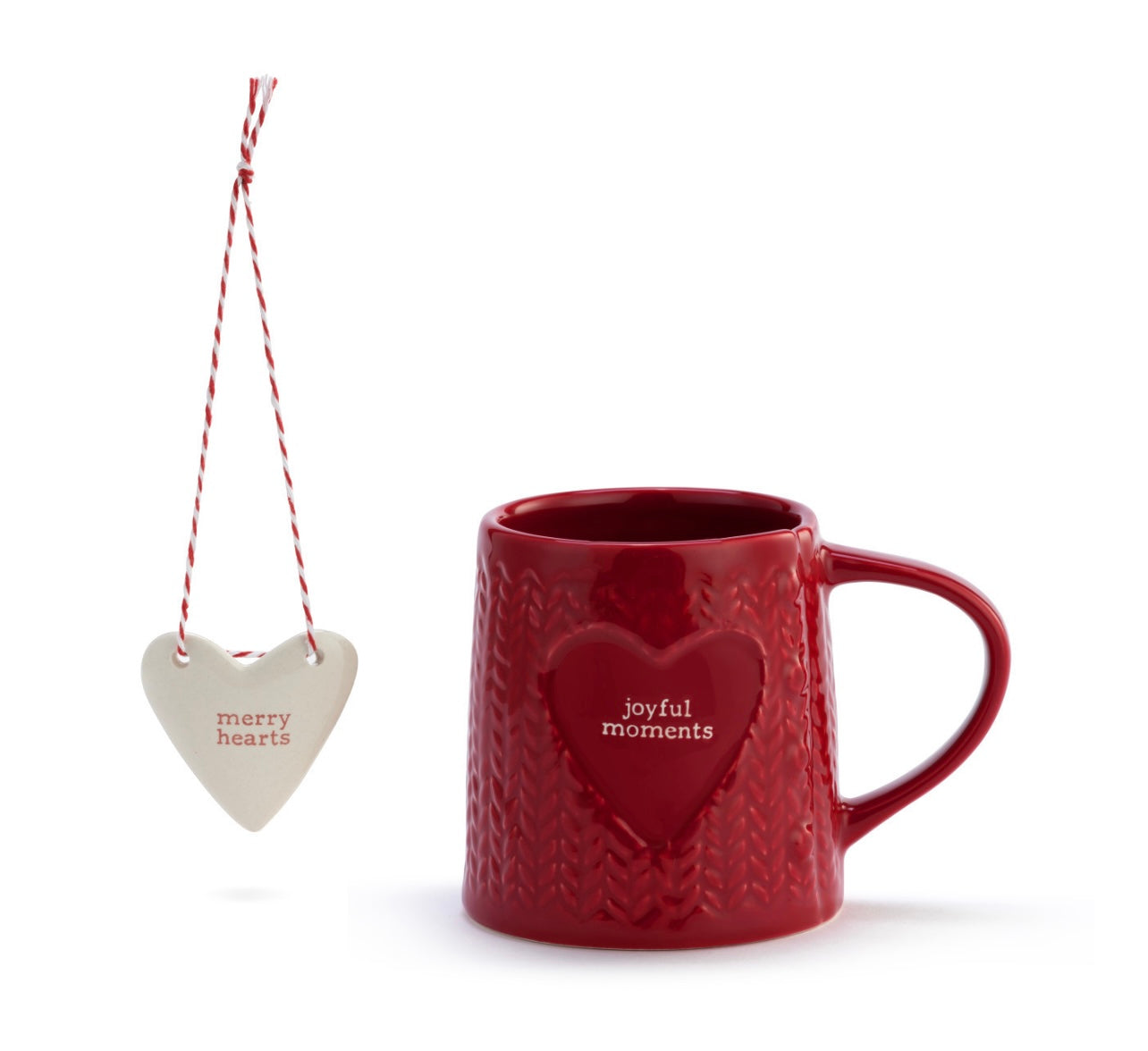 Merry Hearts Mug-540 Holiday/Seasonal-Simply Stylish Boutique-Simply Stylish Boutique | Women’s & Kid’s Fashion | Paducah, KY