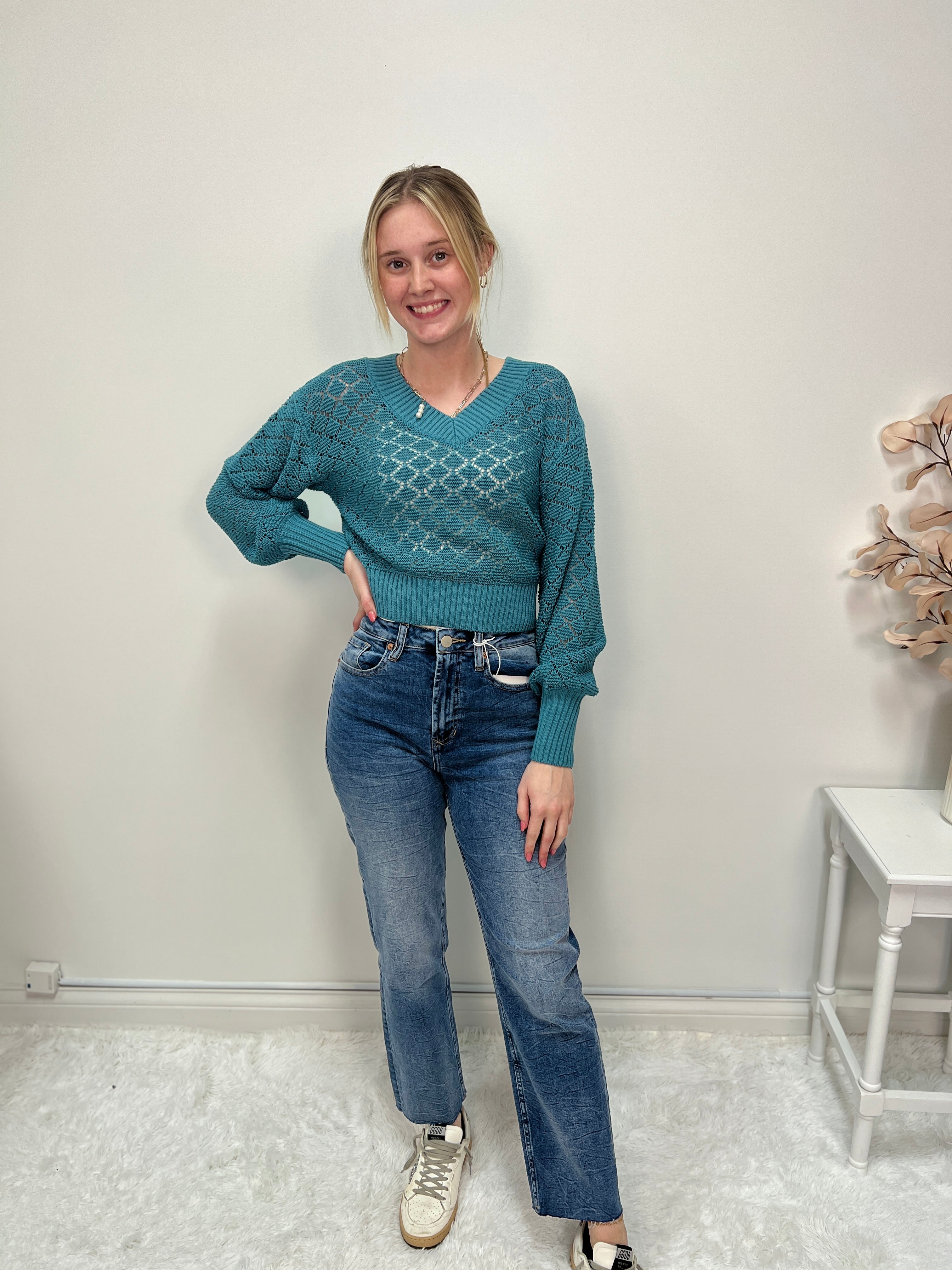Bree Sweater-140 Sweaters, Cardigans & Sweatshirts-Simply Stylish Boutique-Simply Stylish Boutique | Women’s & Kid’s Fashion | Paducah, KY