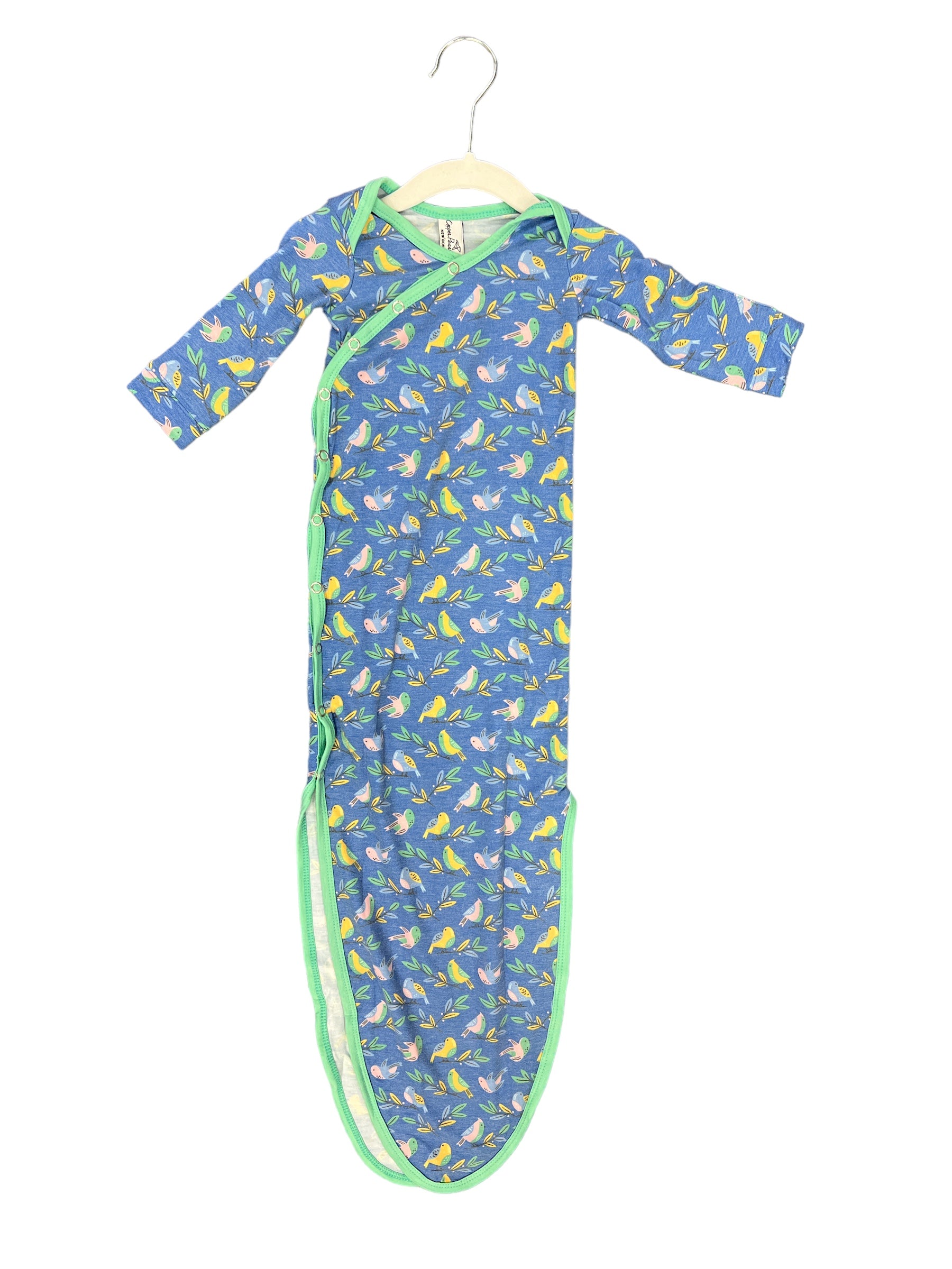 Birdie Newborn Knotted Gown-520 Baby & Kids Gifts-Simply Stylish Boutique-Simply Stylish Boutique | Women’s & Kid’s Fashion | Paducah, KY