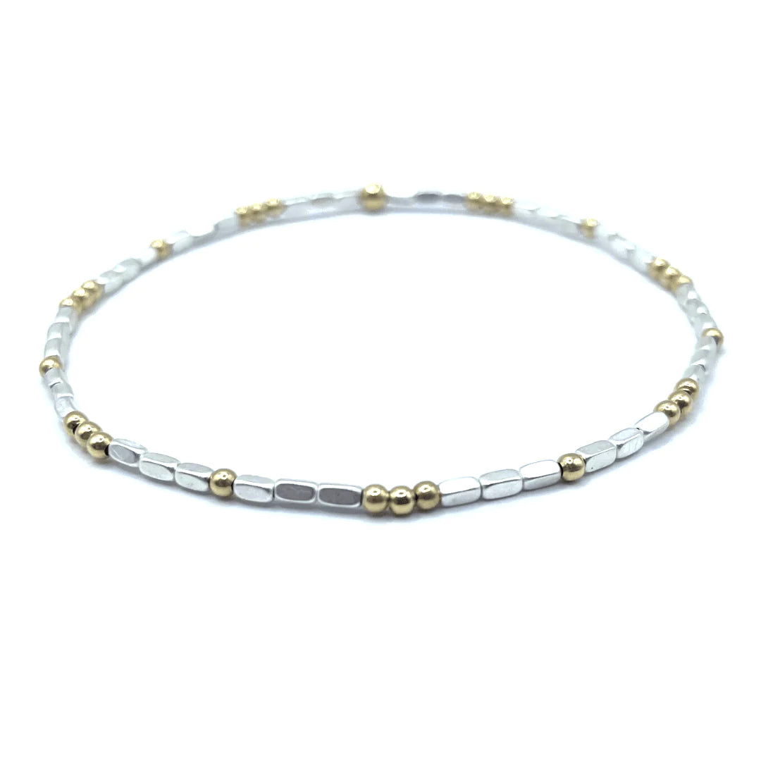 Harbor Silver White + Gold Filled 2MM 6.5-410 Jewelry-Simply Stylish Boutique-Simply Stylish Boutique | Women’s & Kid’s Fashion | Paducah, KY