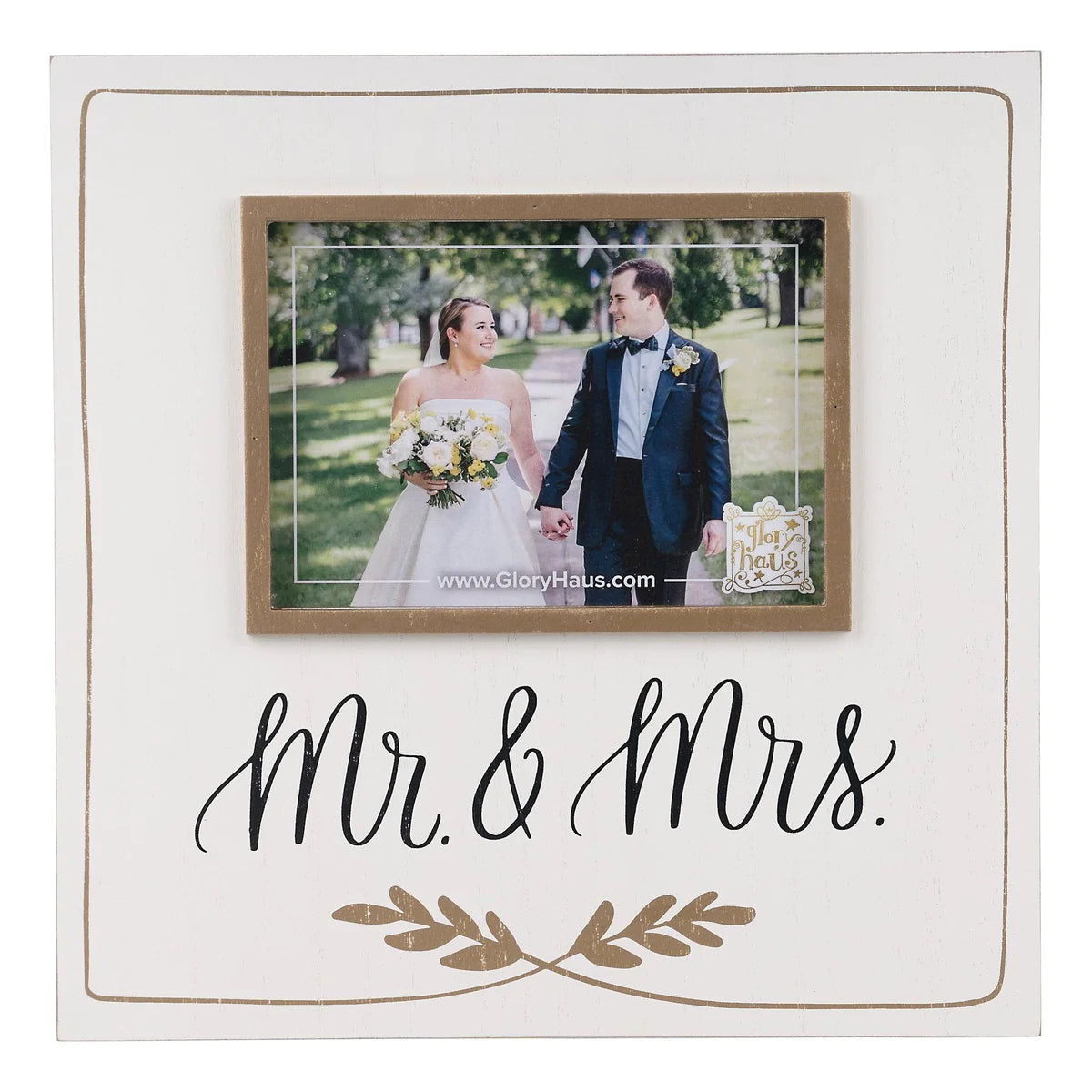 Mr & Mrs Gold Frame-510 General Gifts-Simply Stylish Boutique-Simply Stylish Boutique | Women’s & Kid’s Fashion | Paducah, KY