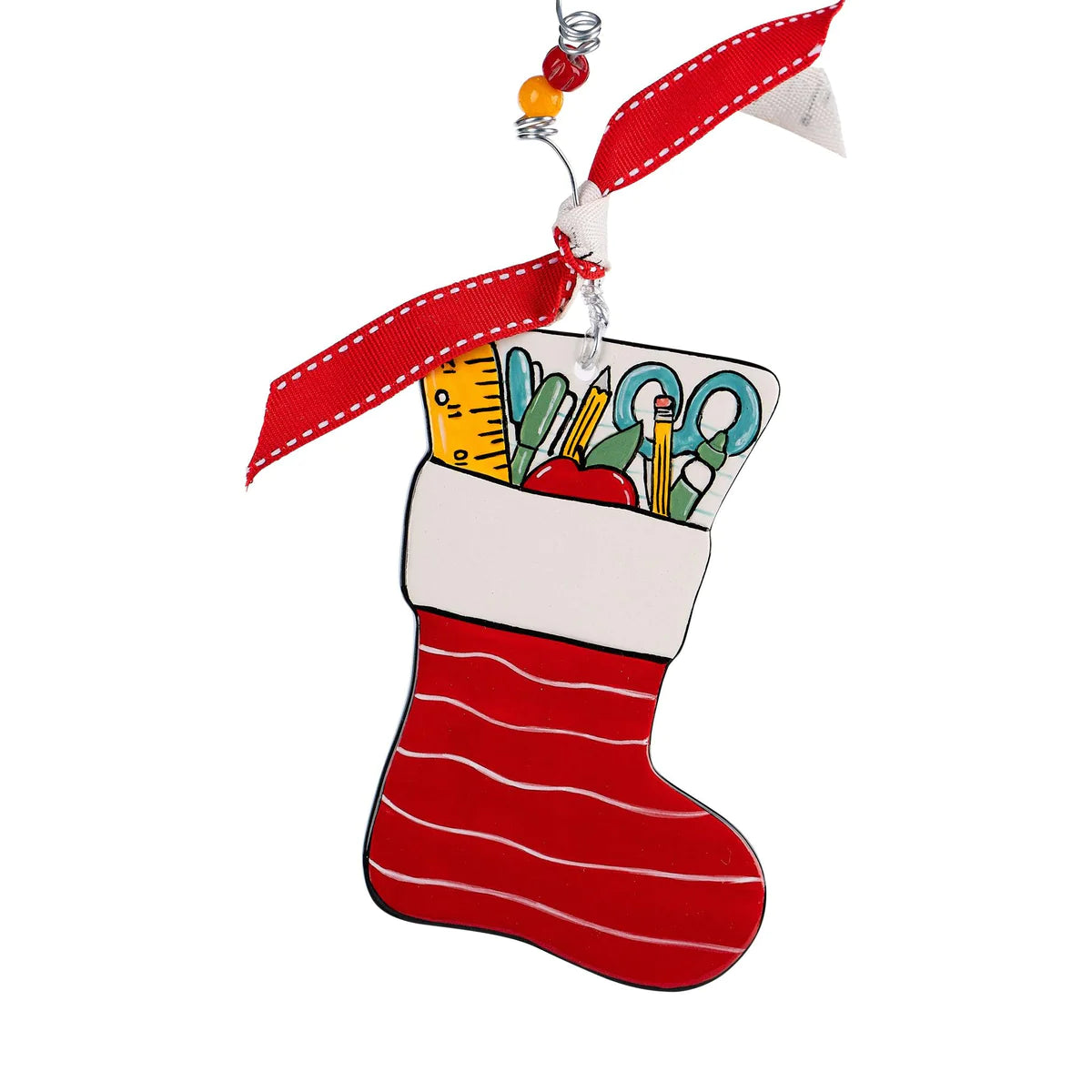 Teacher Stocking Ornament-540 Holiday/Seasonal-Simply Stylish Boutique-Simply Stylish Boutique | Women’s & Kid’s Fashion | Paducah, KY