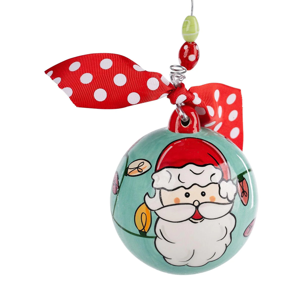 Santa Lights Ornament-540 Holiday/Seasonal-Simply Stylish Boutique-Simply Stylish Boutique | Women’s & Kid’s Fashion | Paducah, KY