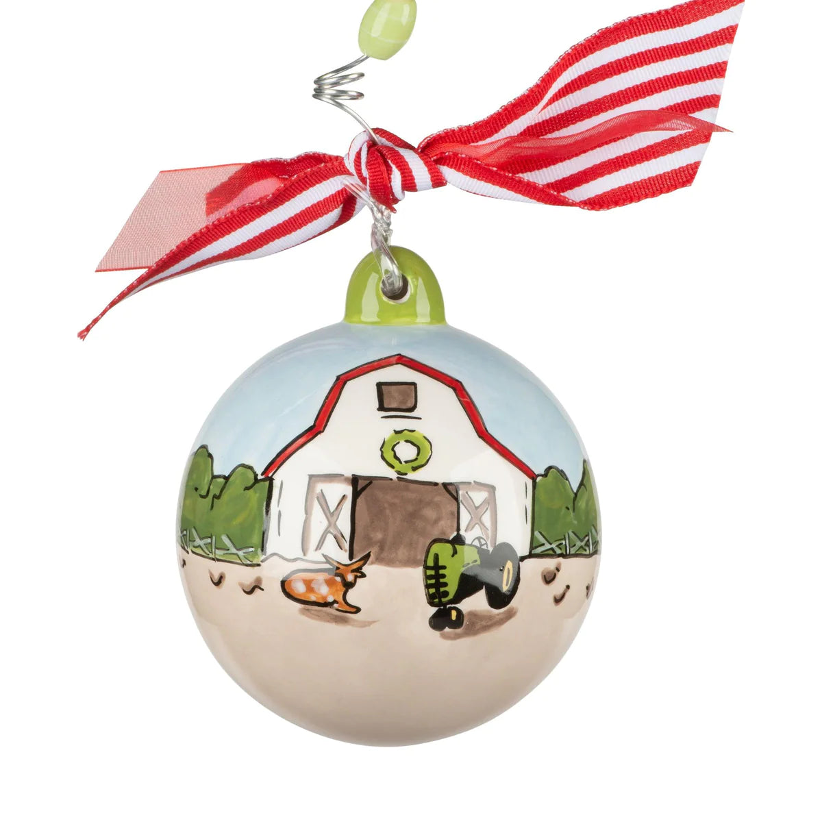 Barn and Tractor Ornament-540 Holiday/Seasonal-Simply Stylish Boutique-Simply Stylish Boutique | Women’s & Kid’s Fashion | Paducah, KY