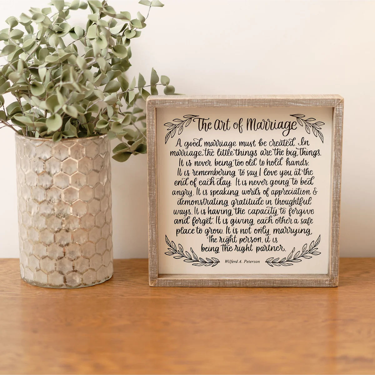 Art of Marriage Framed Board - Small-510 General Gifts-Simply Stylish Boutique-Simply Stylish Boutique | Women’s & Kid’s Fashion | Paducah, KY