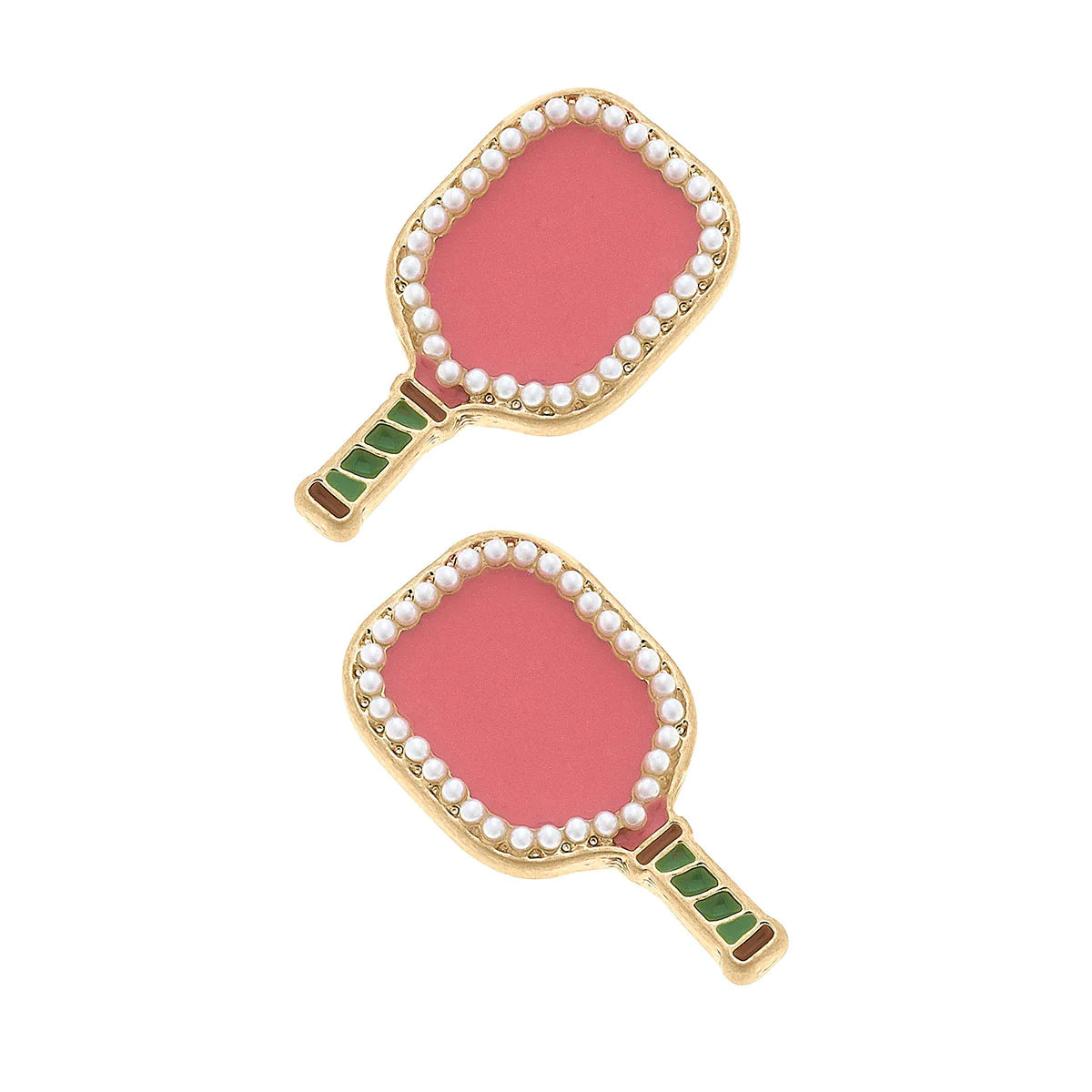 Pink Ellie Pickleball Stud-410 Jewelry-Simply Stylish Boutique-Simply Stylish Boutique | Women’s & Kid’s Fashion | Paducah, KY