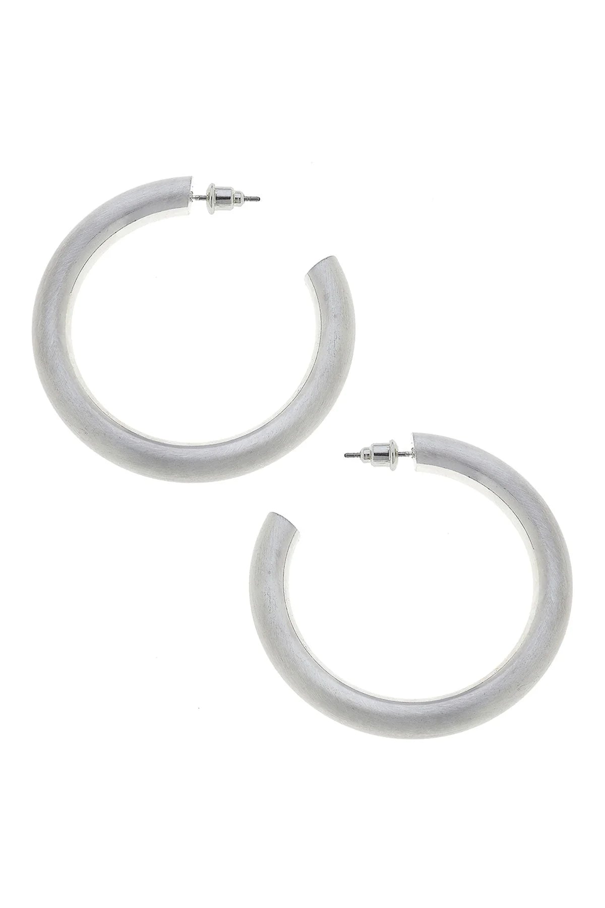Isla Hoop Earrings Silver-410 Jewelry-Simply Stylish Boutique-Simply Stylish Boutique | Women’s & Kid’s Fashion | Paducah, KY