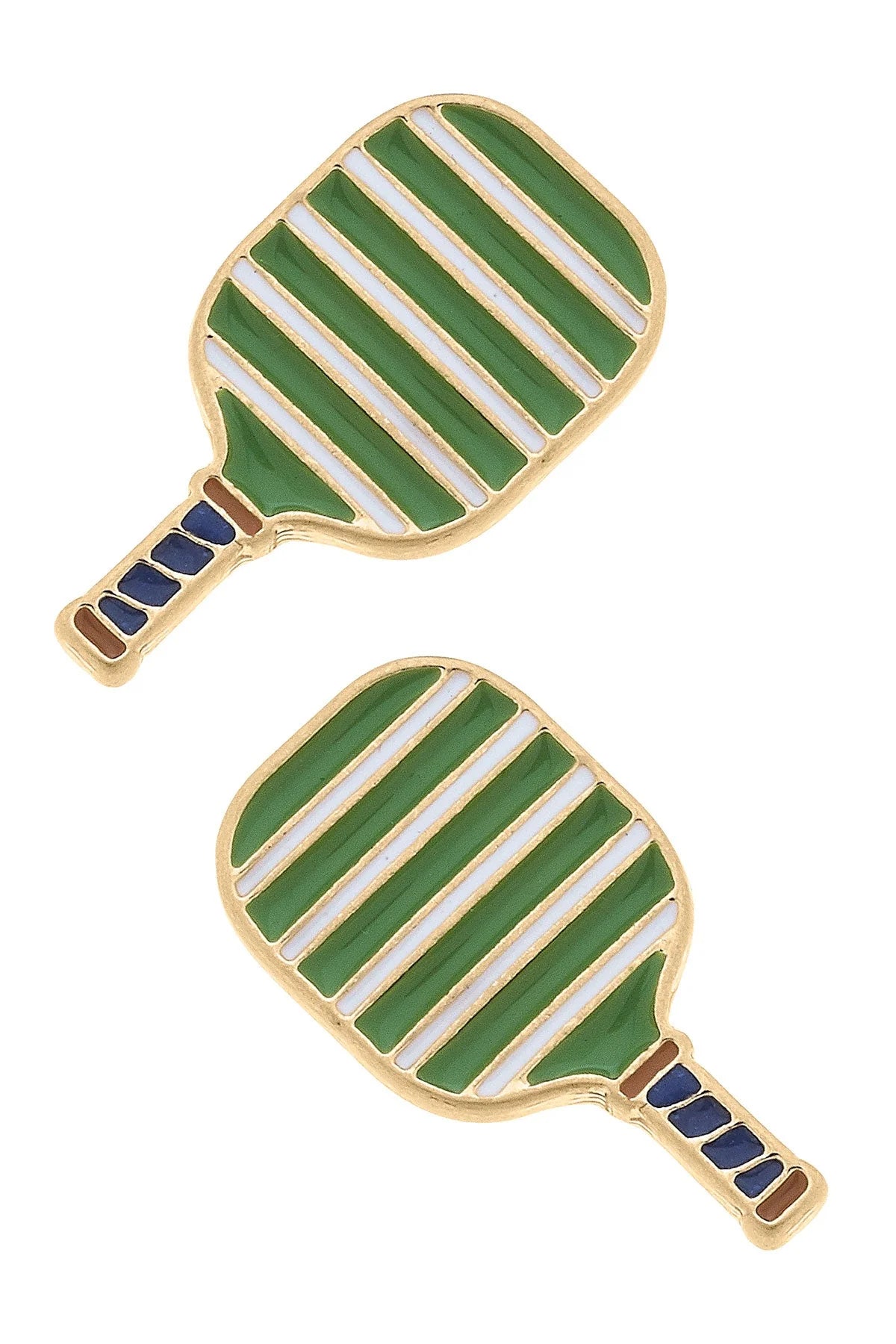 Green Ellie Pickleball Stud-410 Jewelry-Simply Stylish Boutique-Simply Stylish Boutique | Women’s & Kid’s Fashion | Paducah, KY