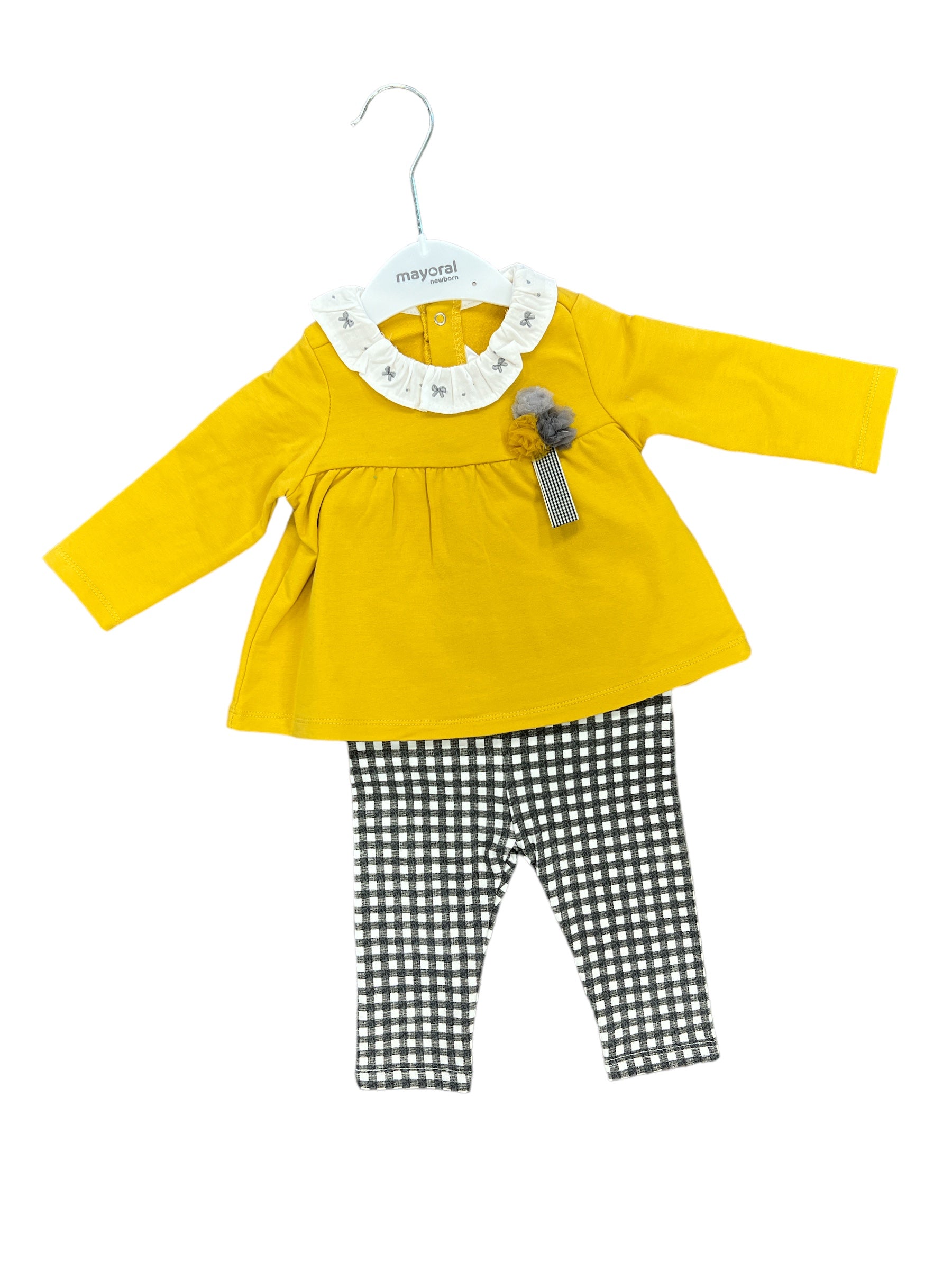 Mustard Peplum Set-520 Baby & Kids Gifts-Simply Stylish Boutique-Simply Stylish Boutique | Women’s & Kid’s Fashion | Paducah, KY