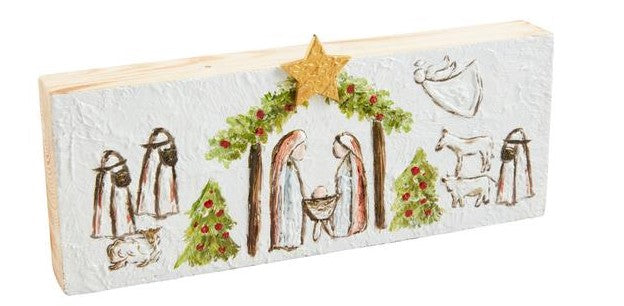 Nativity Plaque-540 Holiday/Seasonal-Simply Stylish Boutique-Simply Stylish Boutique | Women’s & Kid’s Fashion | Paducah, KY