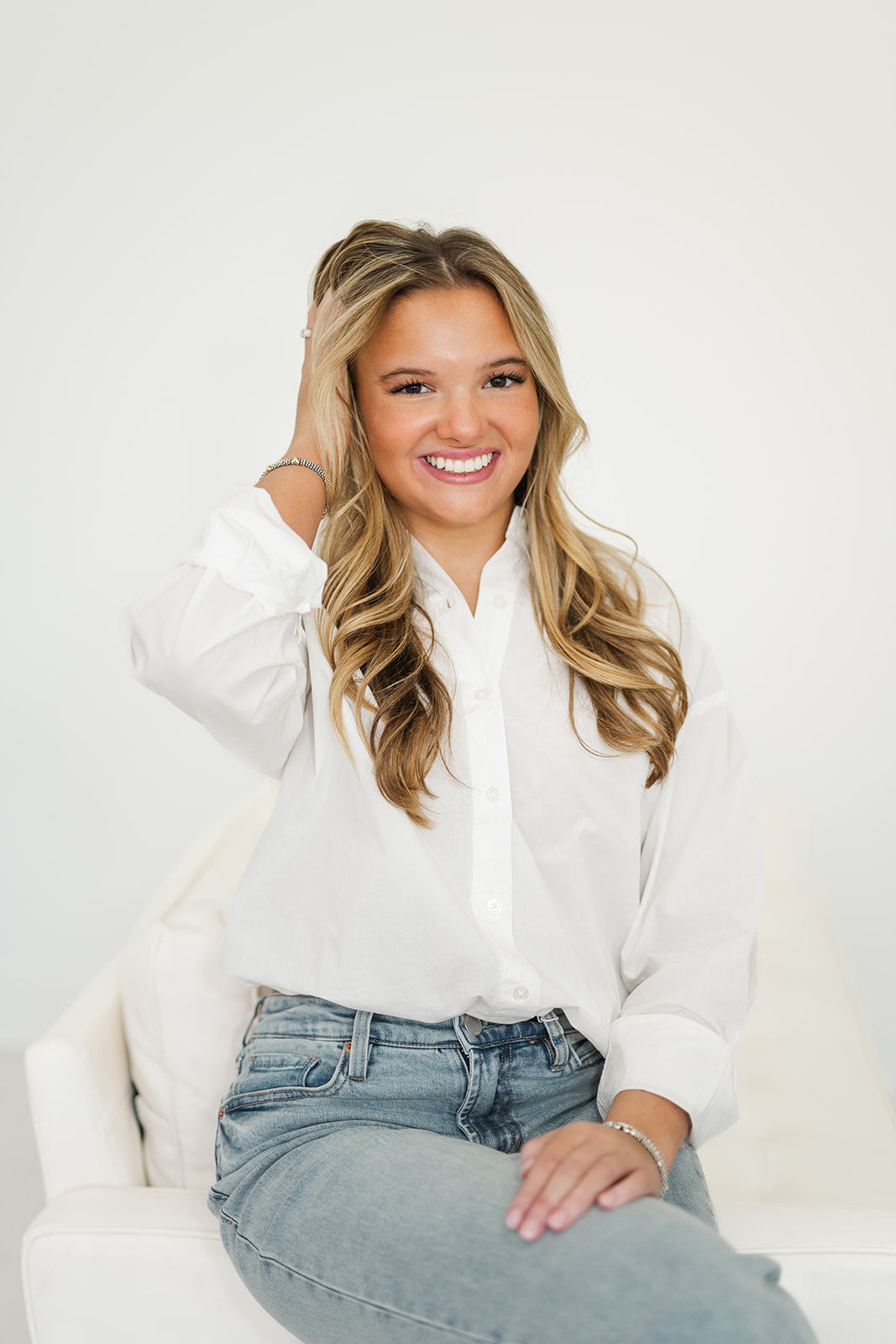 Elevated Poplin Button Up Top-130 Dressy Tops & Blouses-Simply Stylish Boutique-Simply Stylish Boutique | Women’s & Kid’s Fashion | Paducah, KY