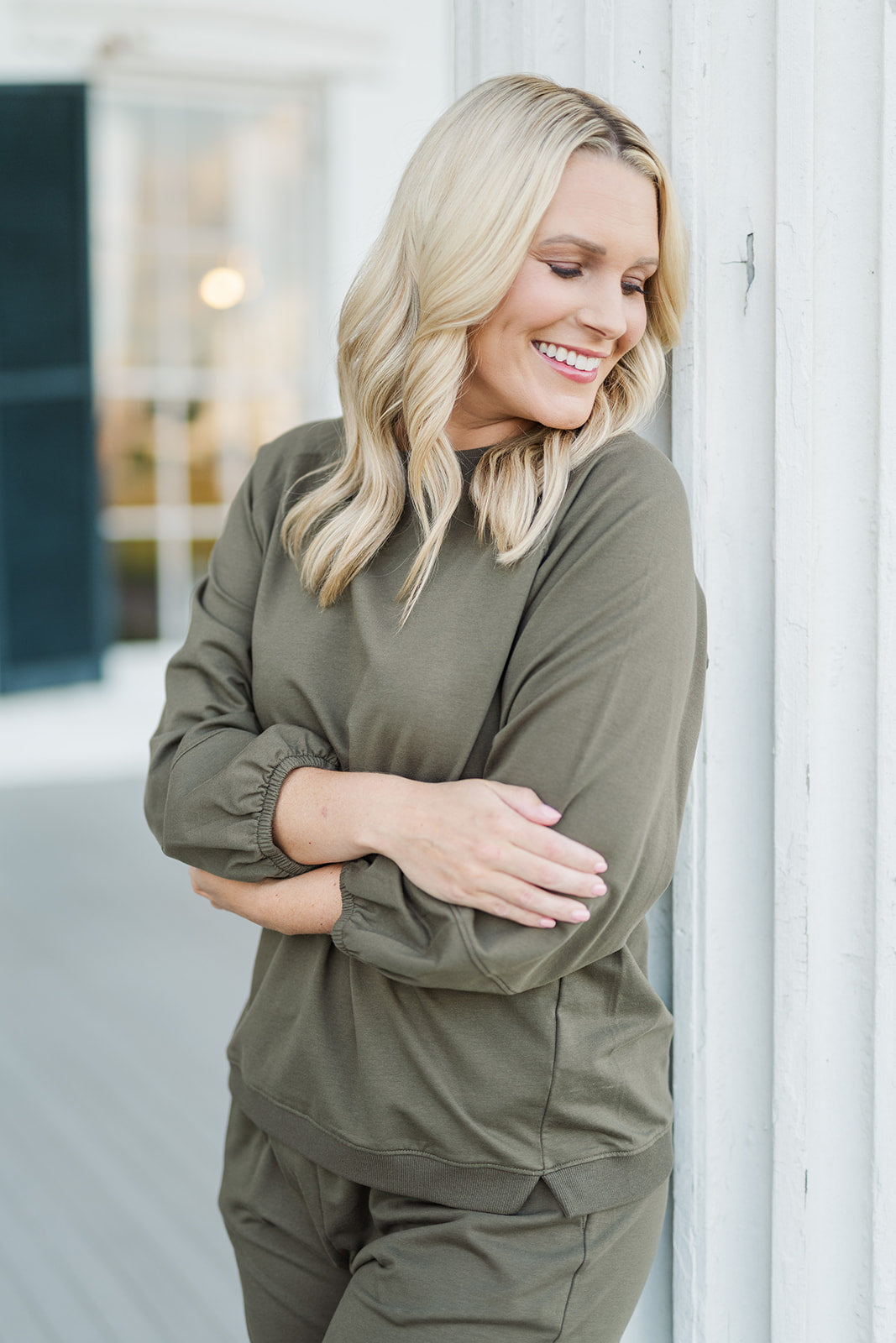 Bryce Long Sleeve Sweatshirt-140 Sweaters, Cardigans & Sweatshirts-another love-Simply Stylish Boutique | Women’s & Kid’s Fashion | Paducah, KY