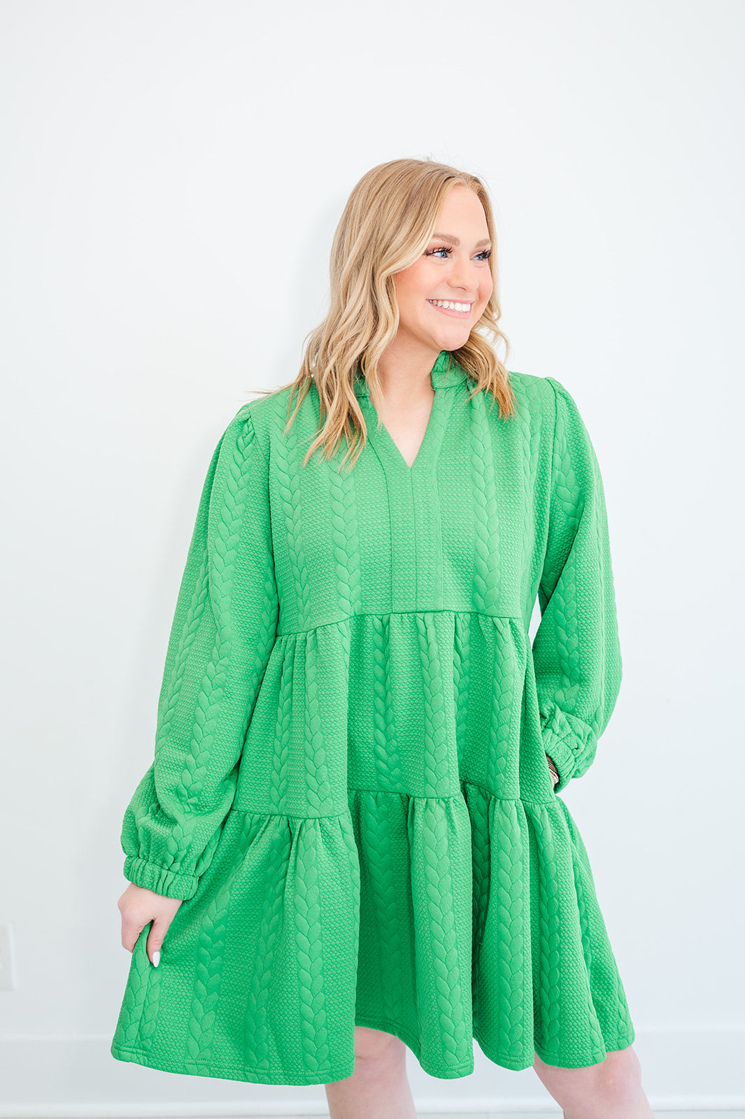 Eowyn Textured Dress-310 Dresses-Jodifl-Simply Stylish Boutique | Women’s & Kid’s Fashion | Paducah, KY