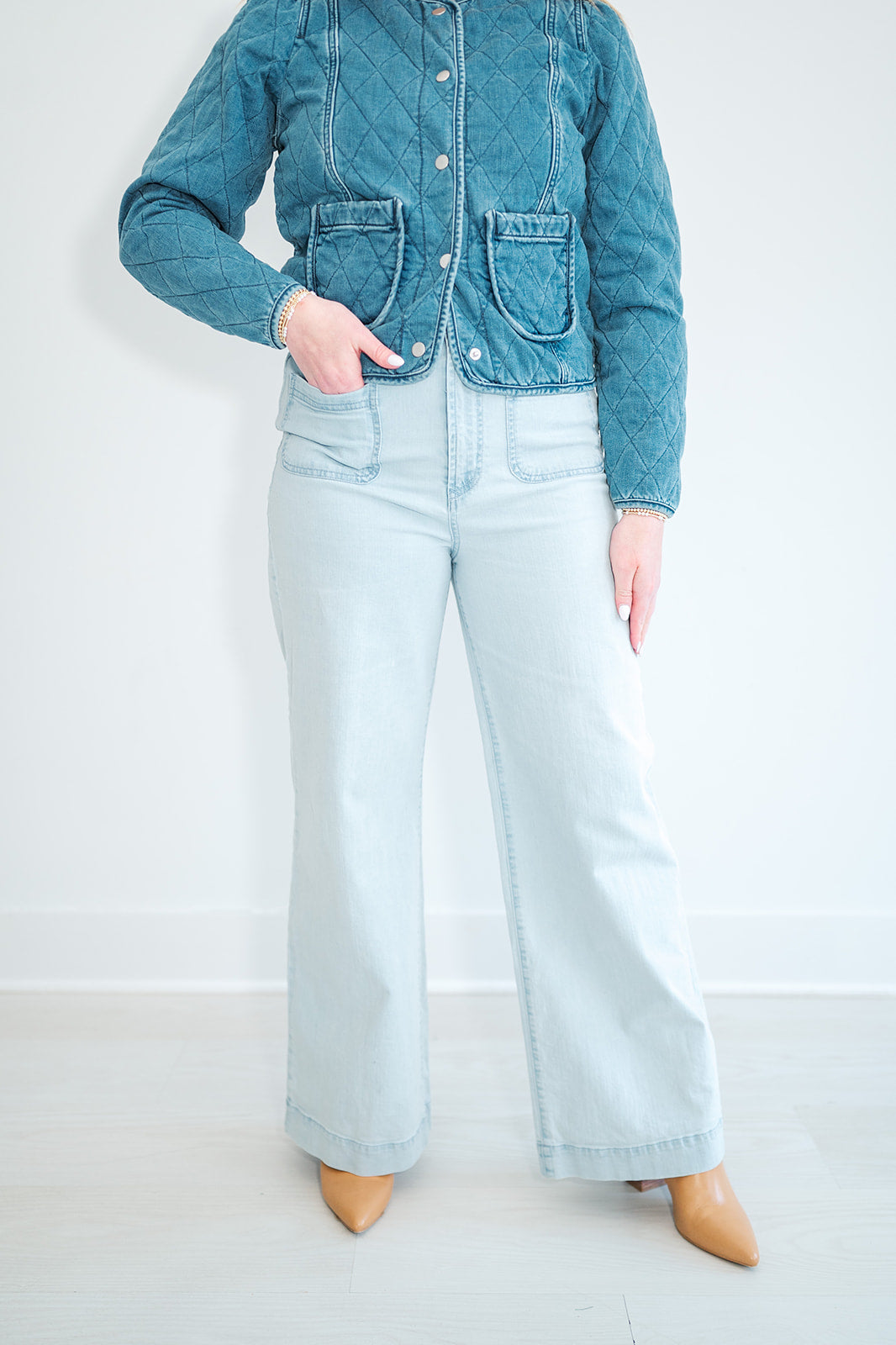 Audrey Wide Leg Jeans-230 Pants-Simply Stylish Boutique-Simply Stylish Boutique | Women’s & Kid’s Fashion | Paducah, KY