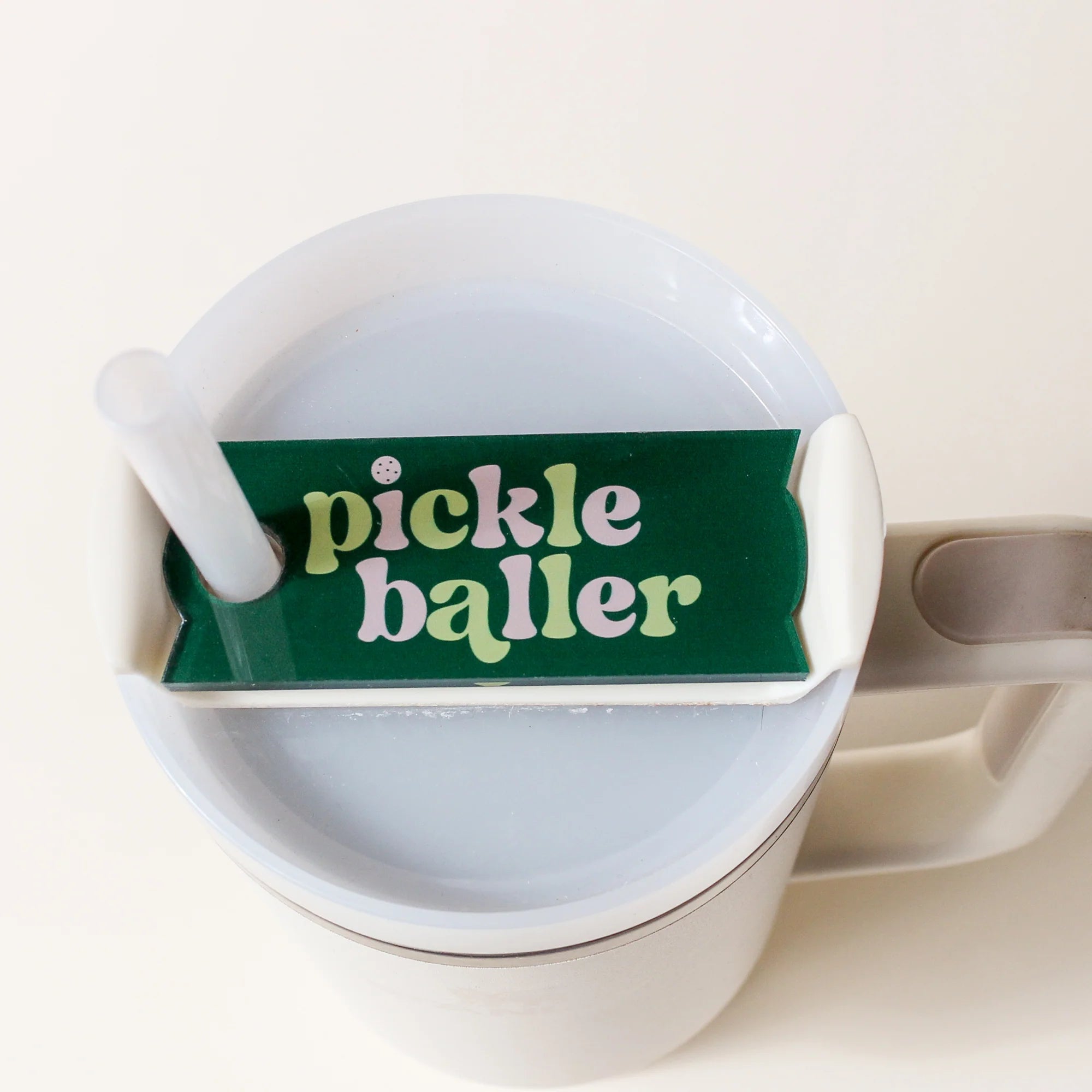 Pickleball Tumbler Lid Tag-510 General Gifts-the darling effect-Simply Stylish Boutique | Women’s & Kid’s Fashion | Paducah, KY