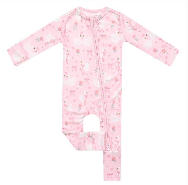 Adelia Convertible Zip-Up Footie-520 Baby & Kids Gifts-Simply Stylish Boutique-Simply Stylish Boutique | Women’s & Kid’s Fashion | Paducah, KY