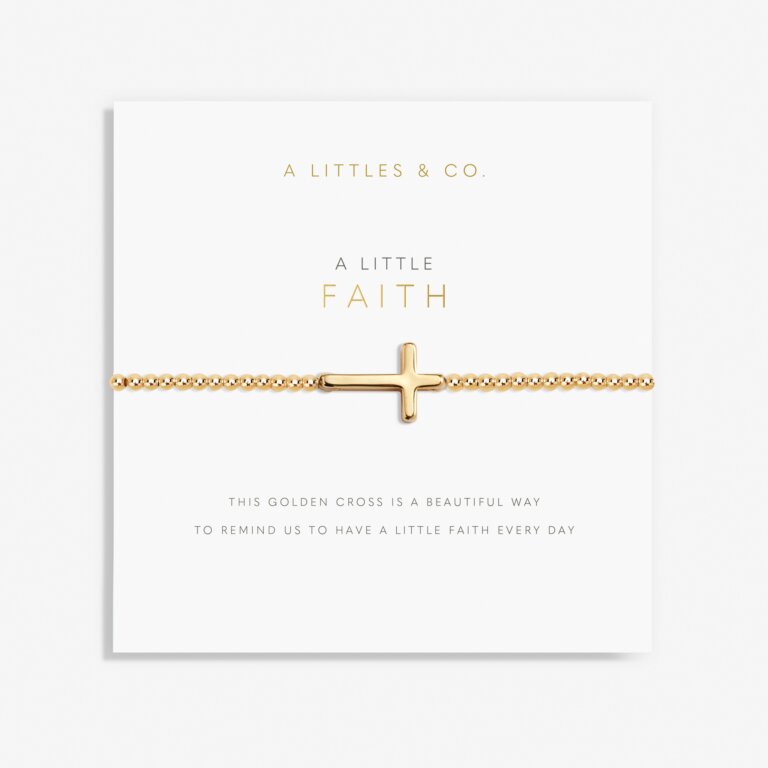 Faith Cross Bracelet-410 Jewelry-a littles & co-Simply Stylish Boutique | Women’s & Kid’s Fashion | Paducah, KY