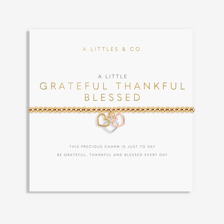 Grateful Thankful Blessed Bracelet-410 Jewelry-a littles & co-Simply Stylish Boutique | Women’s & Kid’s Fashion | Paducah, KY